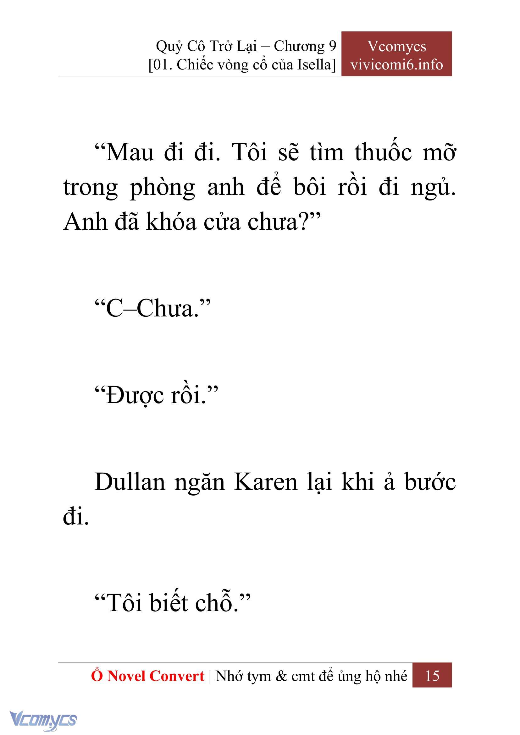 [Novel] Quý Cô Trở Lại Chapter 9 - Trang 18