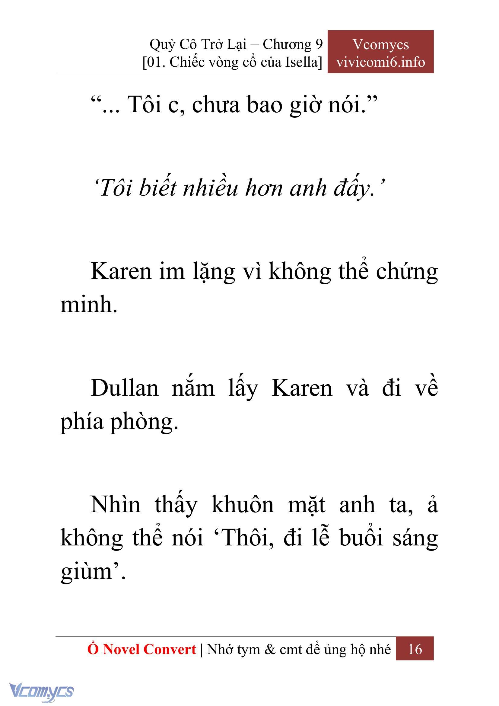 [Novel] Quý Cô Trở Lại Chapter 9 - Trang 19