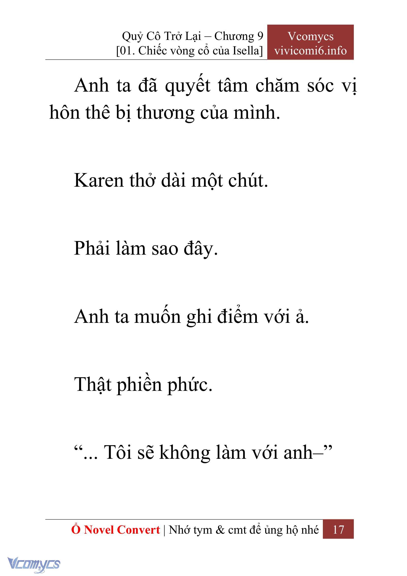 [Novel] Quý Cô Trở Lại Chapter 9 - Trang 20