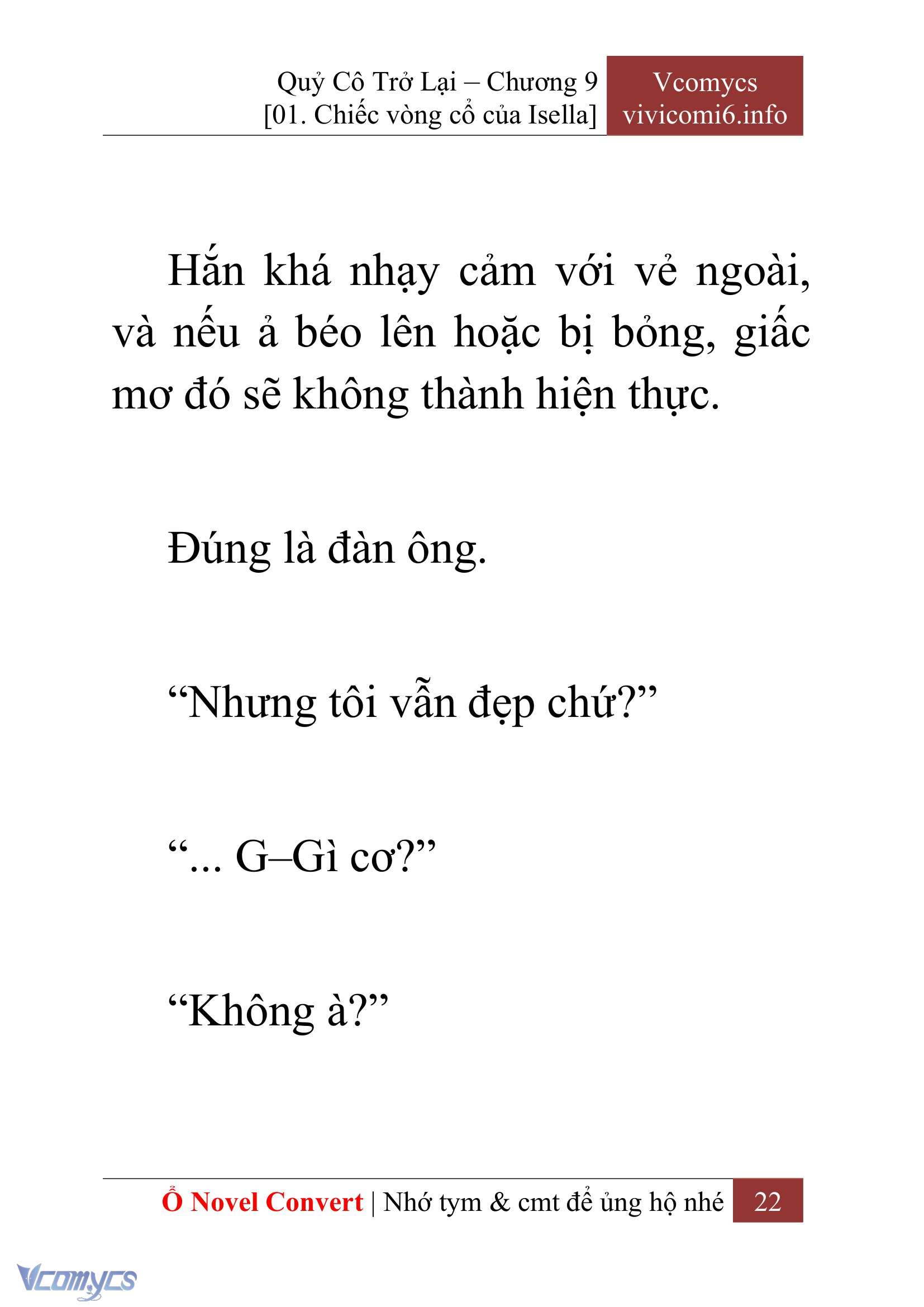[Novel] Quý Cô Trở Lại Chapter 9 - Trang 25