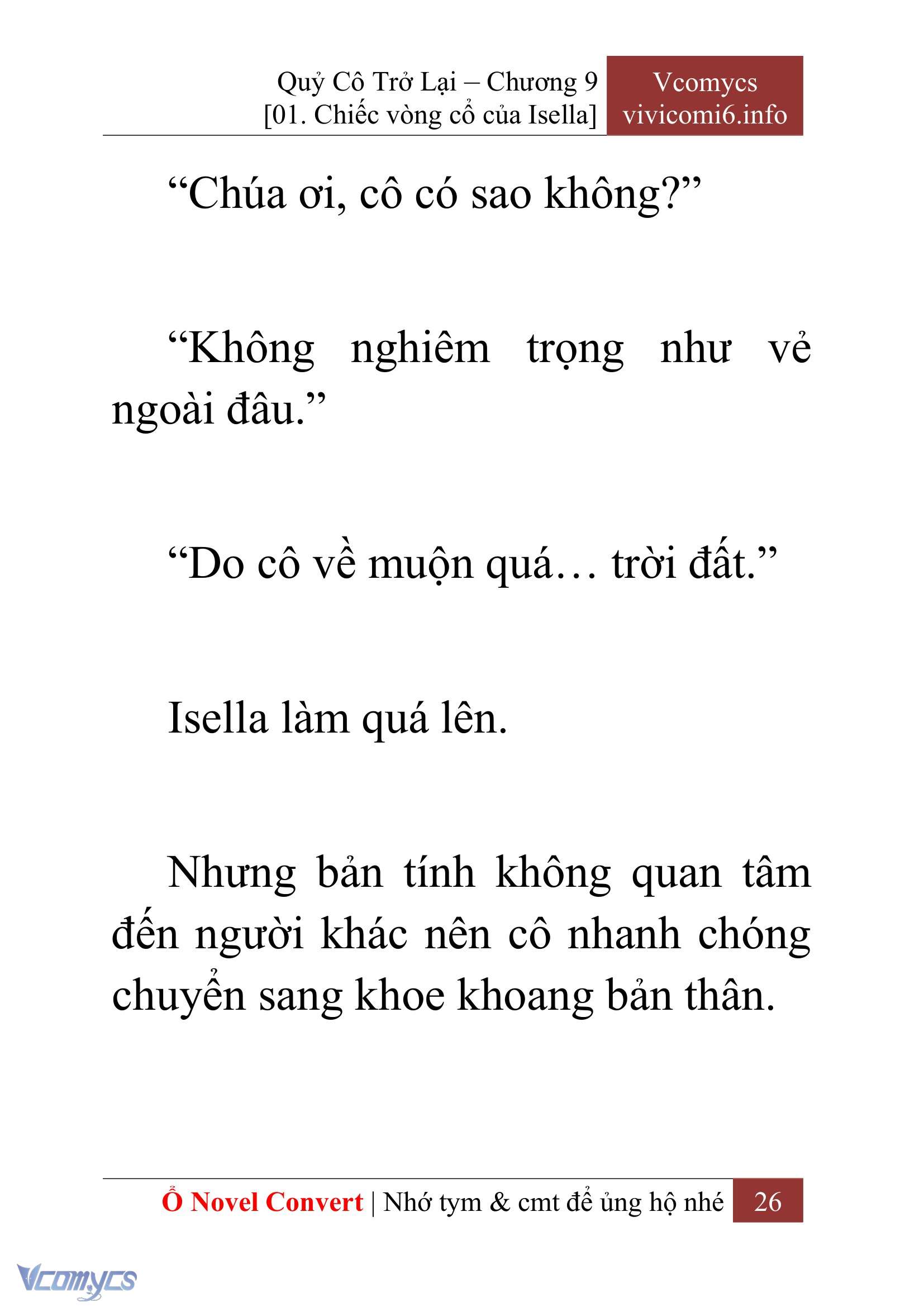[Novel] Quý Cô Trở Lại Chapter 9 - Trang 29