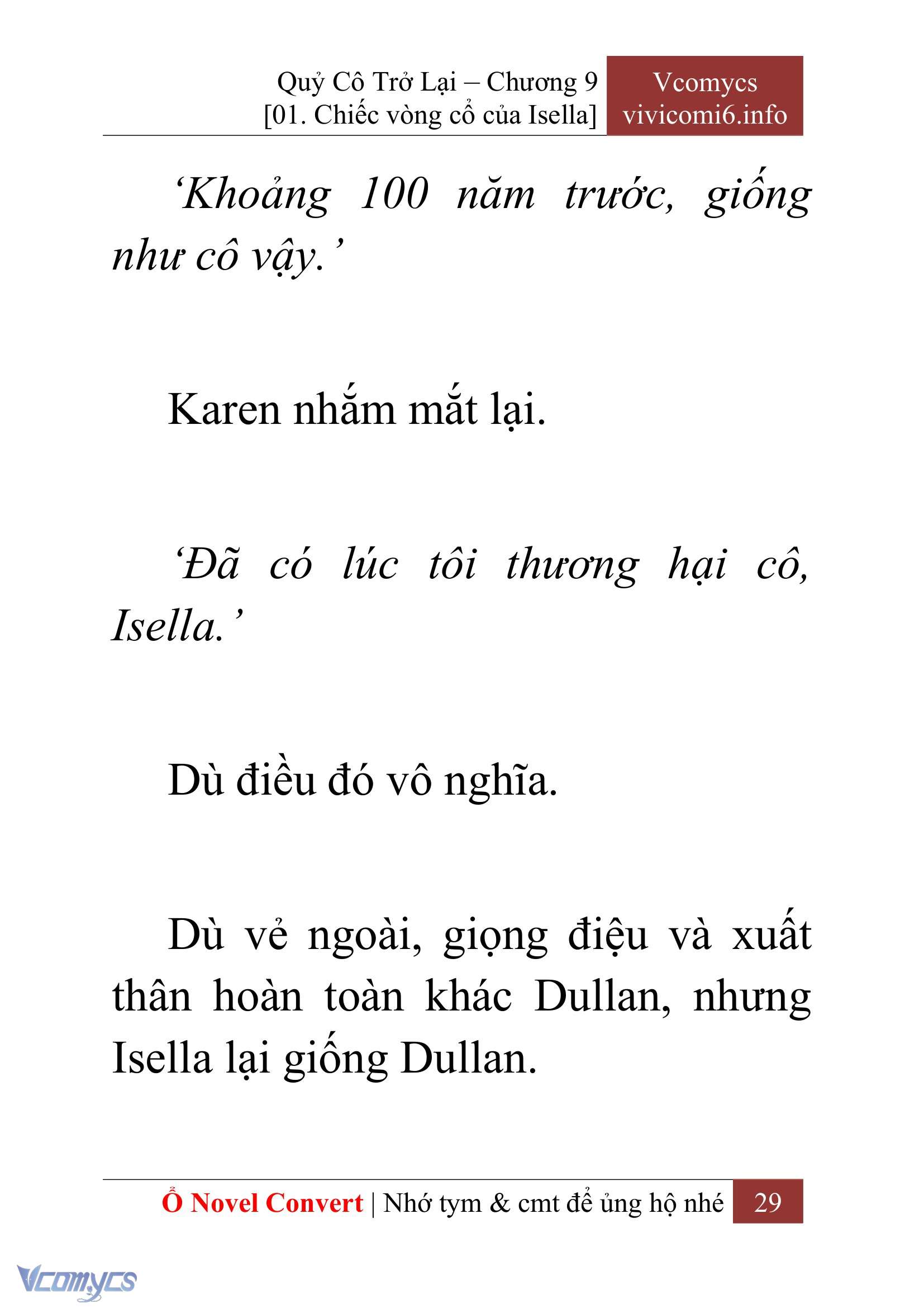 [Novel] Quý Cô Trở Lại Chapter 9 - Trang 32