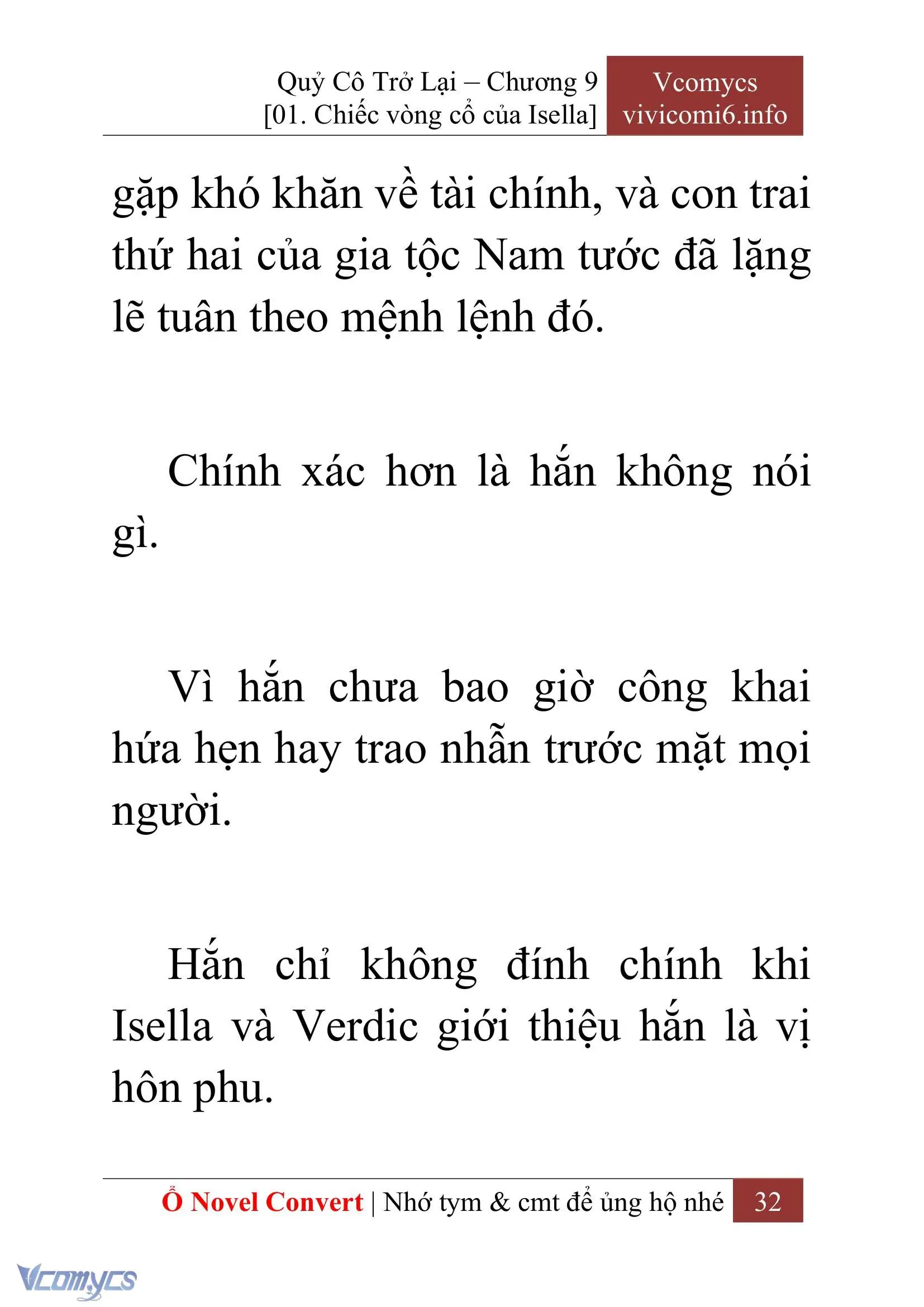 [Novel] Quý Cô Trở Lại Chapter 9 - Trang 35