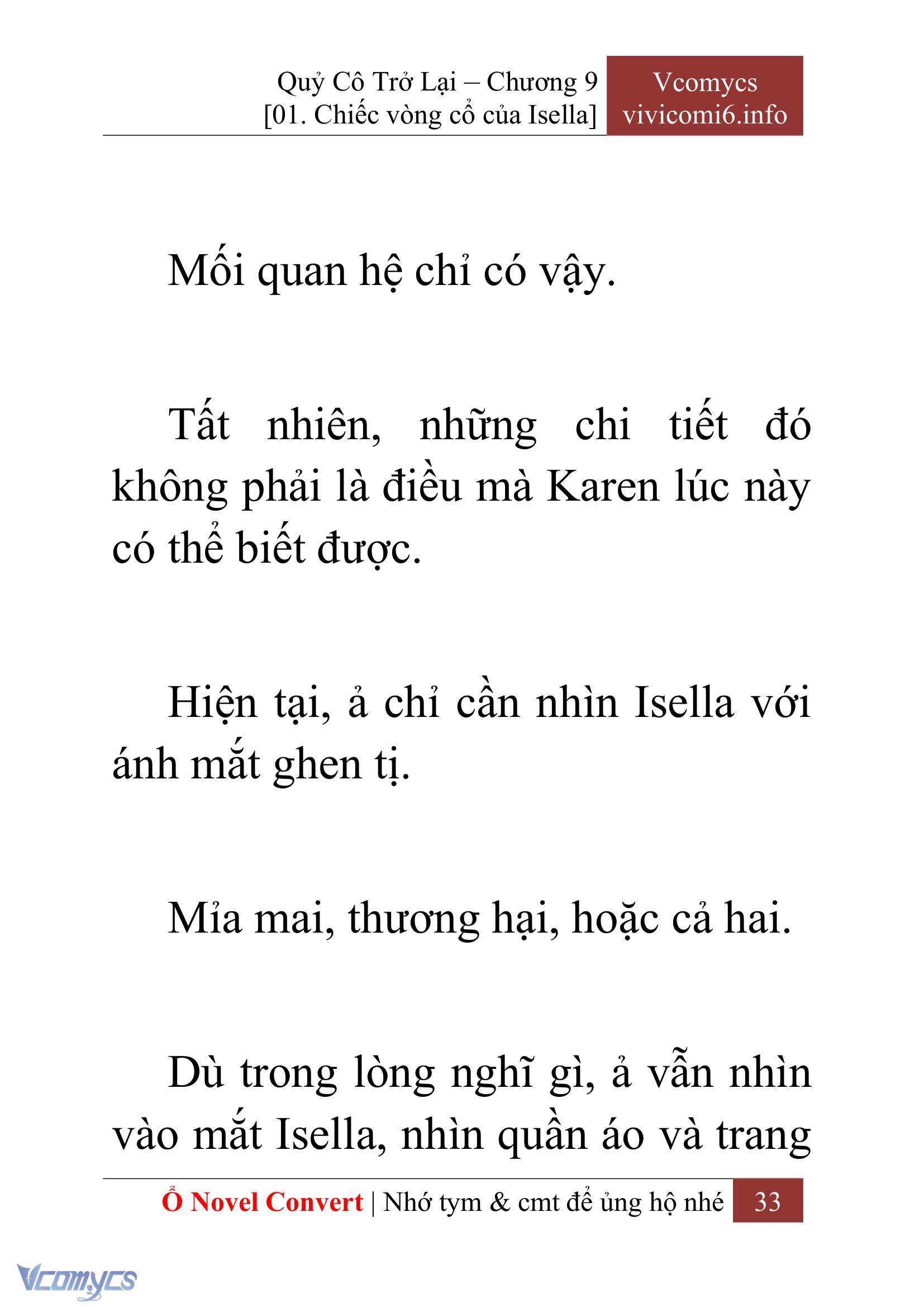 [Novel] Quý Cô Trở Lại Chapter 9 - Trang 36