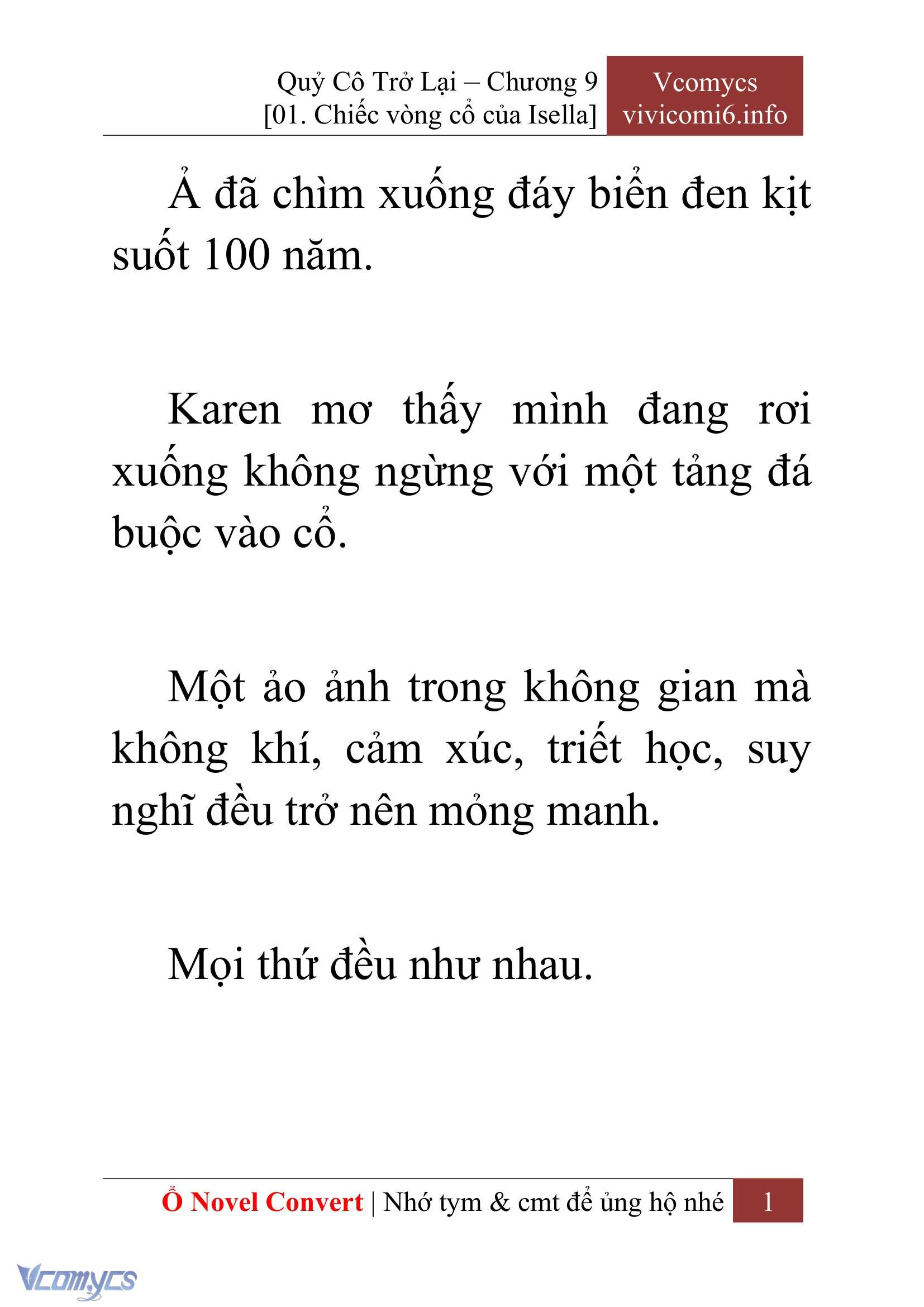 [Novel] Quý Cô Trở Lại Chapter 9 - Trang 4