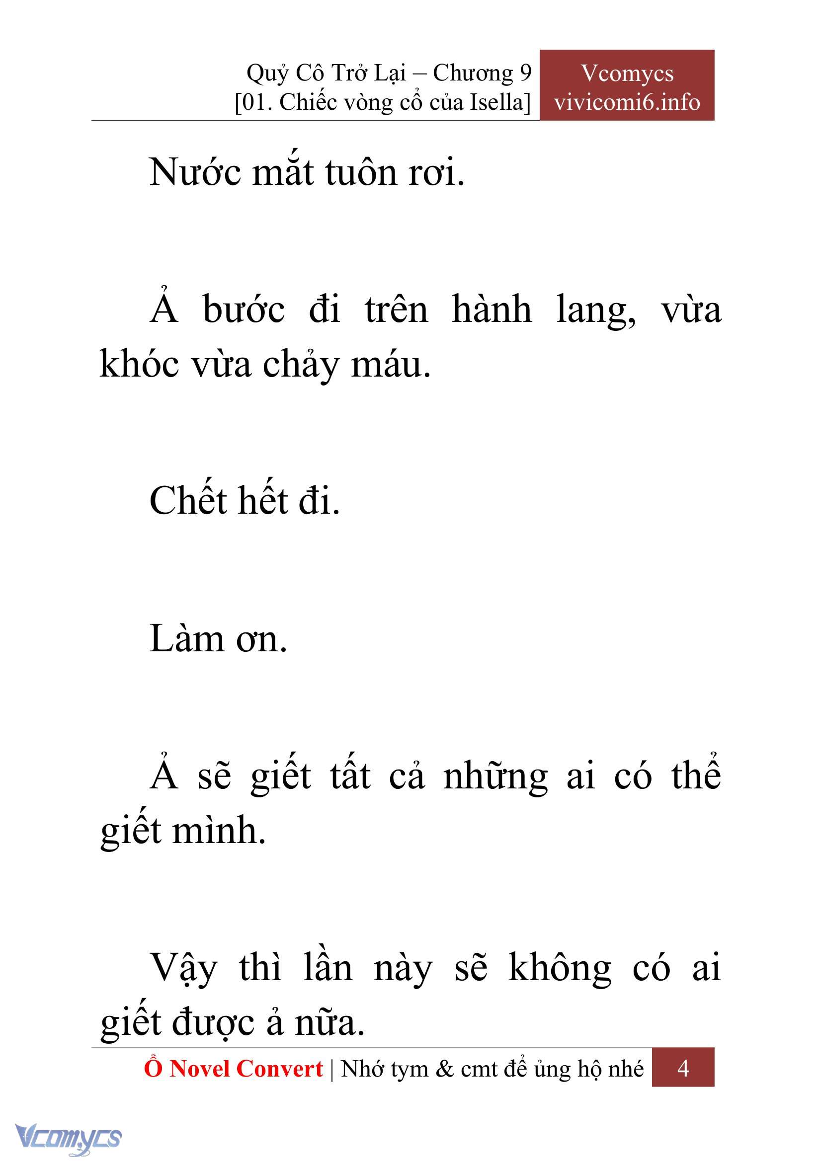 [Novel] Quý Cô Trở Lại Chapter 9 - Trang 7