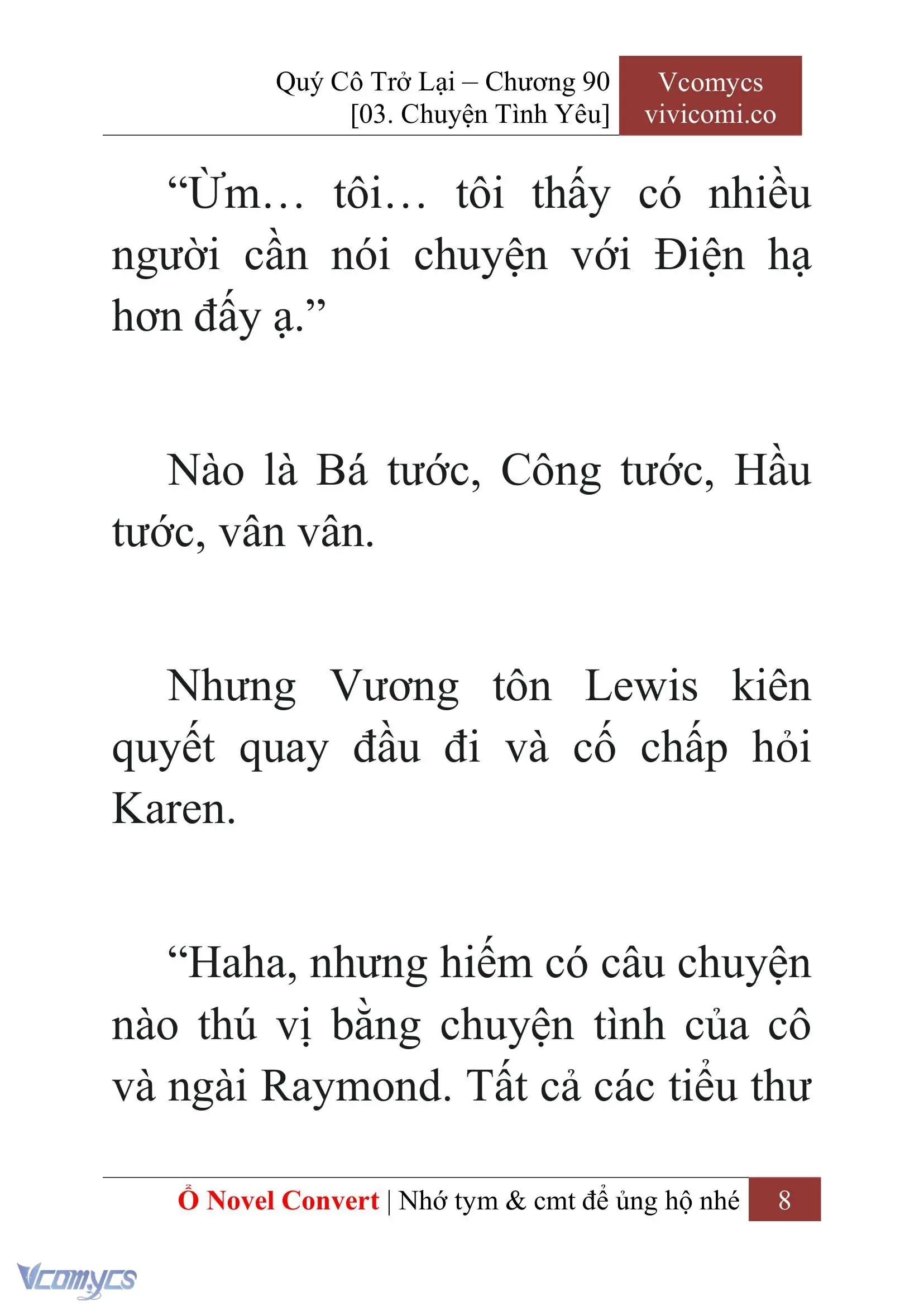 [Novel] Quý Cô Trở Lại Chapter 90 - Trang 11