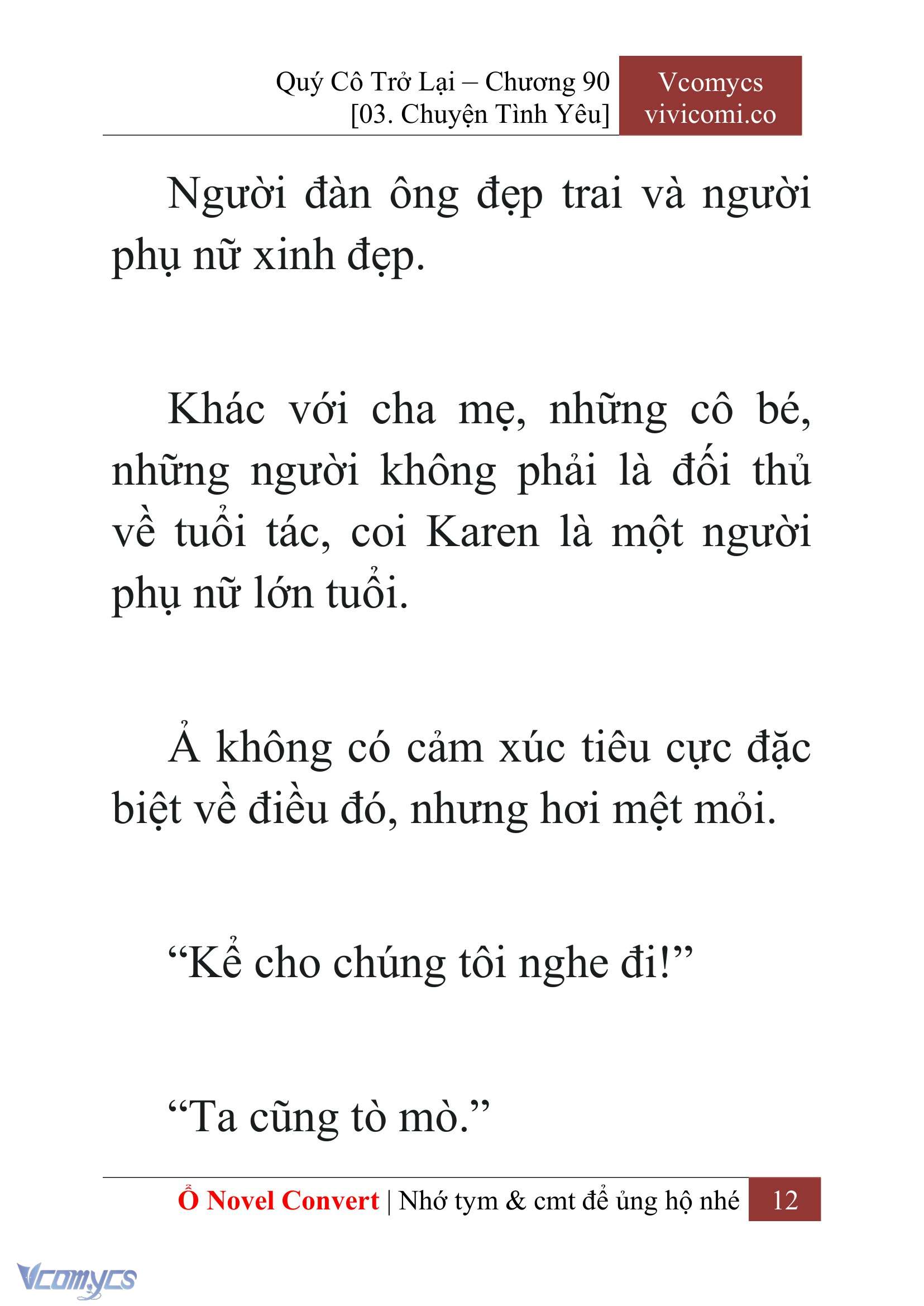 [Novel] Quý Cô Trở Lại Chapter 90 - Trang 15