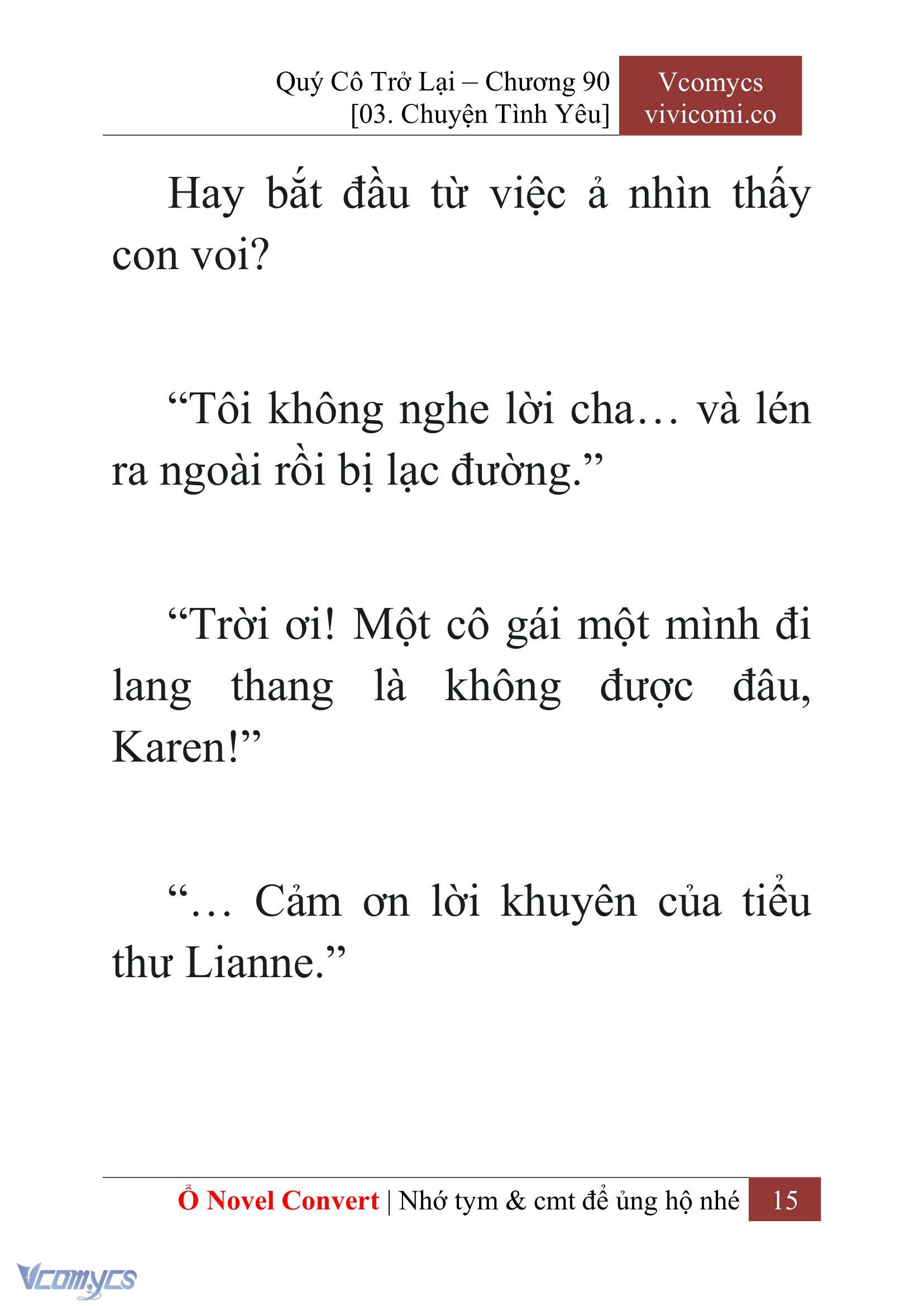 [Novel] Quý Cô Trở Lại Chapter 90 - Trang 18