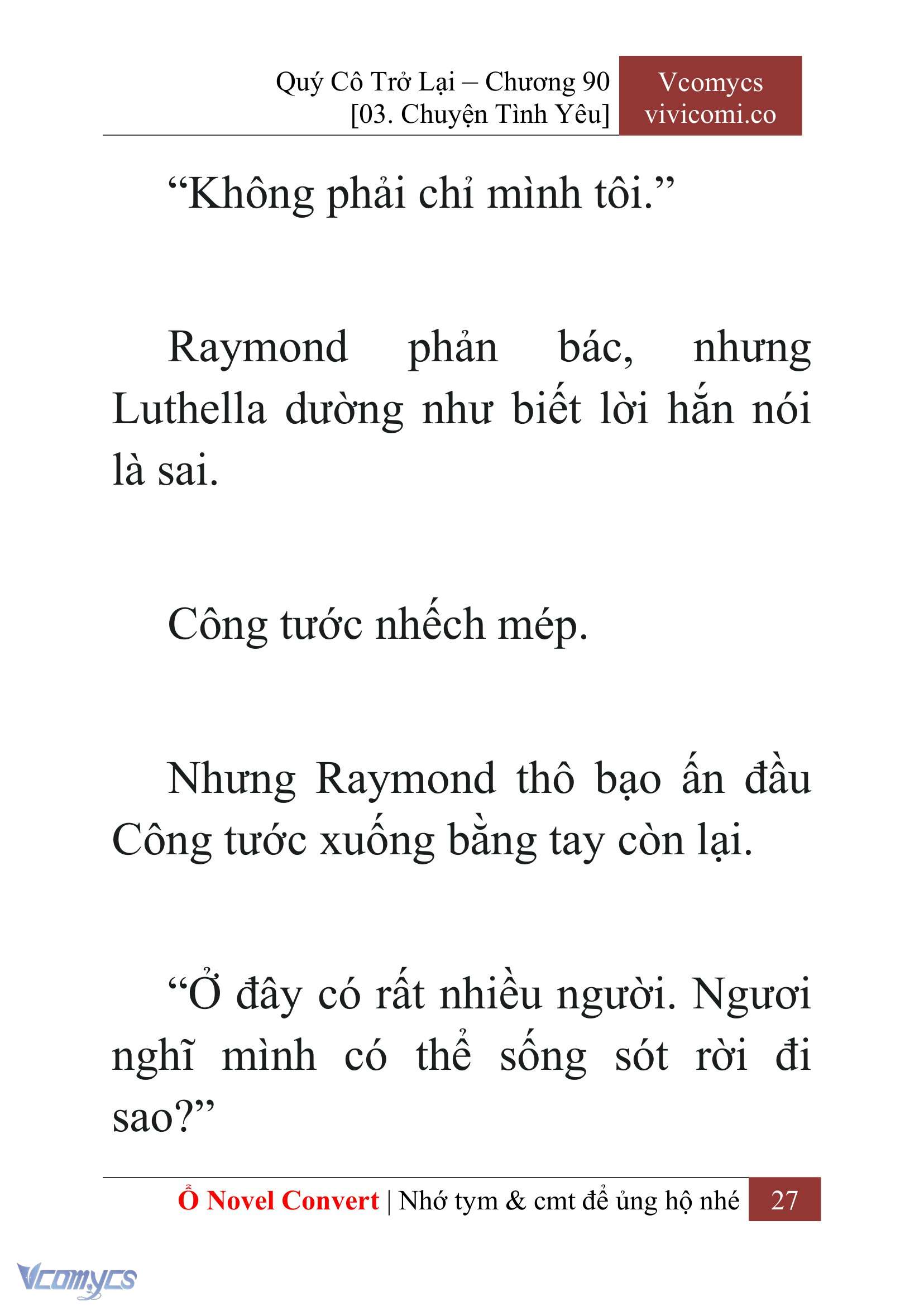 [Novel] Quý Cô Trở Lại Chapter 90 - Trang 30