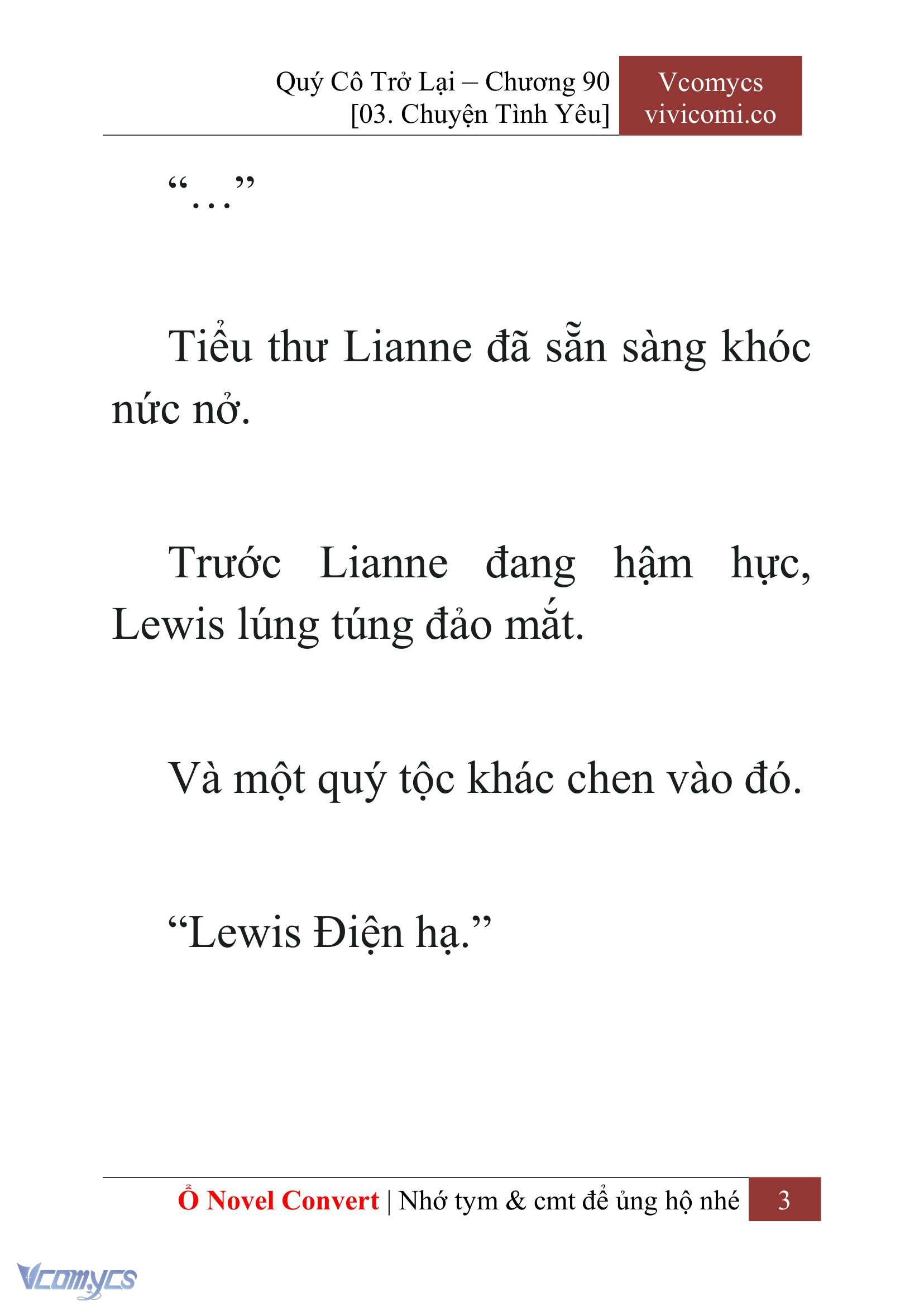 [Novel] Quý Cô Trở Lại Chapter 90 - Trang 6