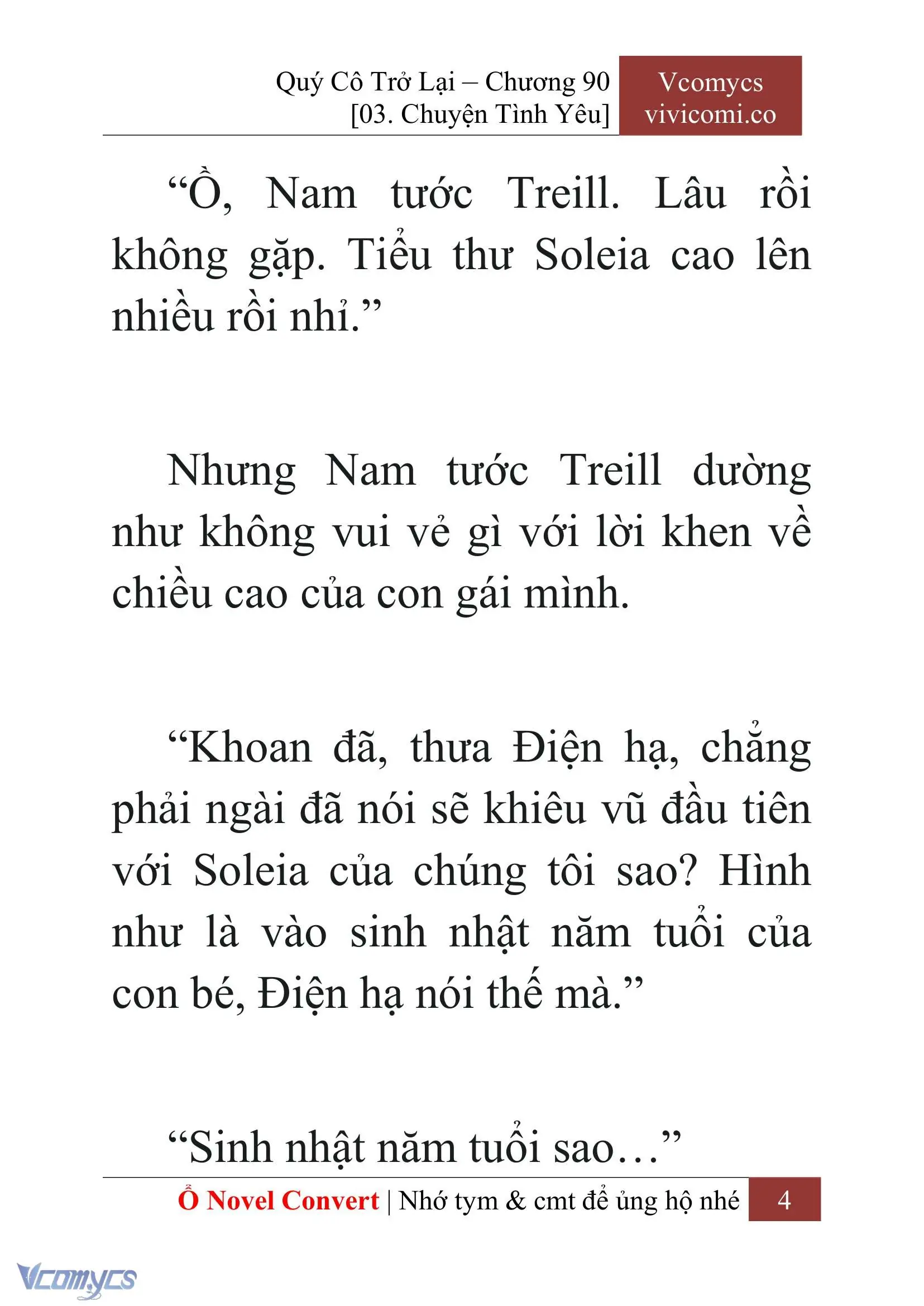 [Novel] Quý Cô Trở Lại Chapter 90 - Trang 7