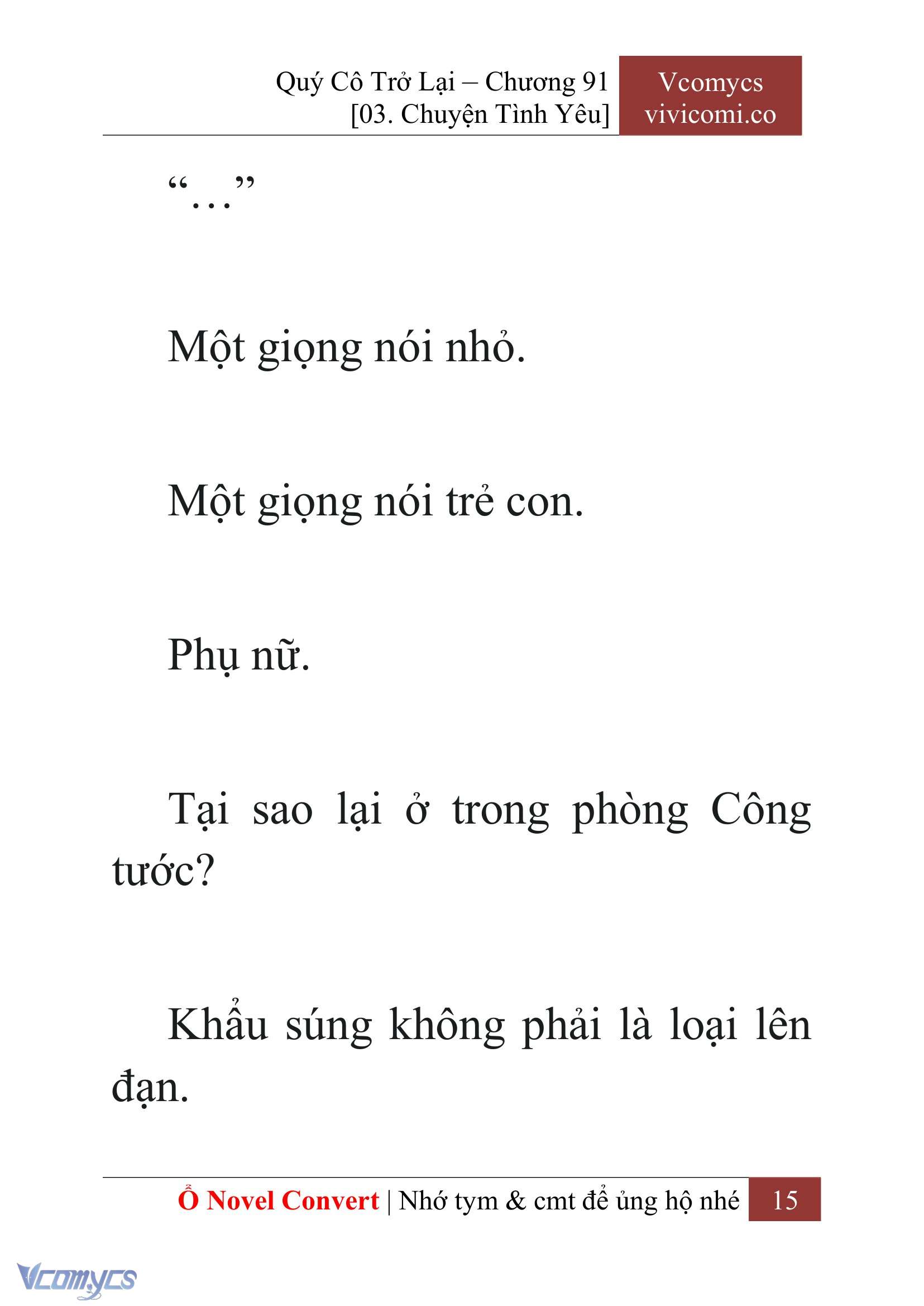 [Novel] Quý Cô Trở Lại Chapter 91 - Trang 18