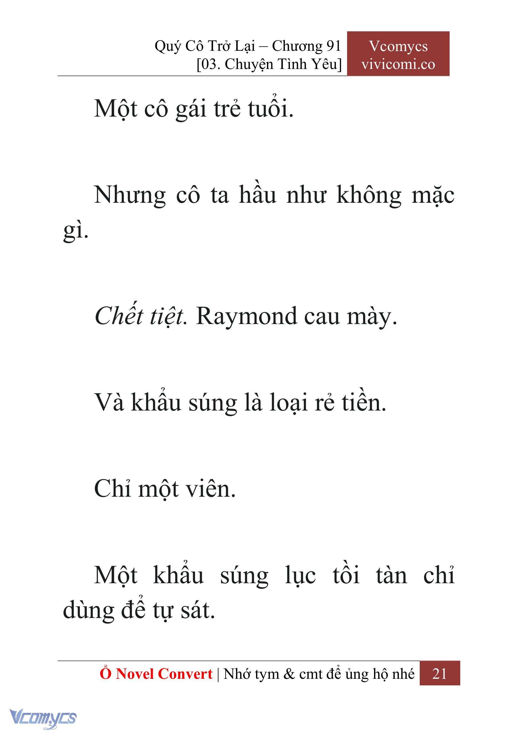 [Novel] Quý Cô Trở Lại Chapter 91 - Trang 24