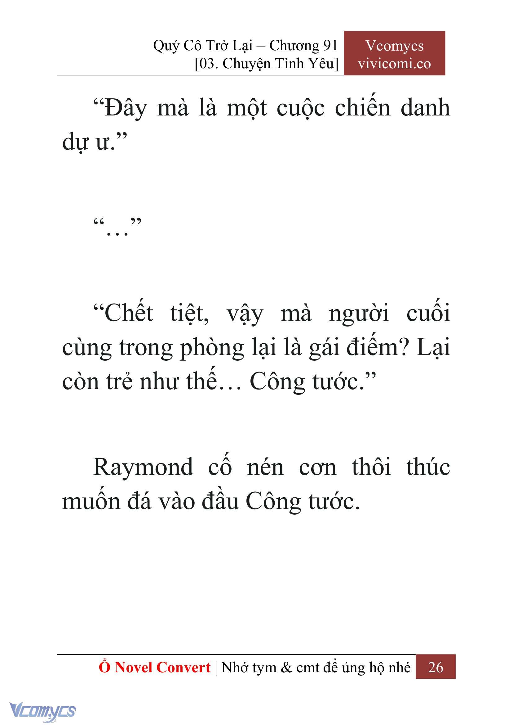 [Novel] Quý Cô Trở Lại Chapter 91 - Trang 29