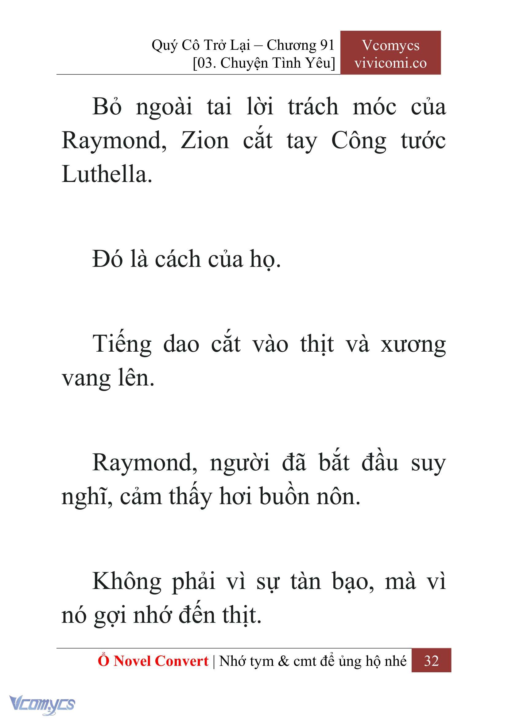 [Novel] Quý Cô Trở Lại Chapter 91 - Trang 35