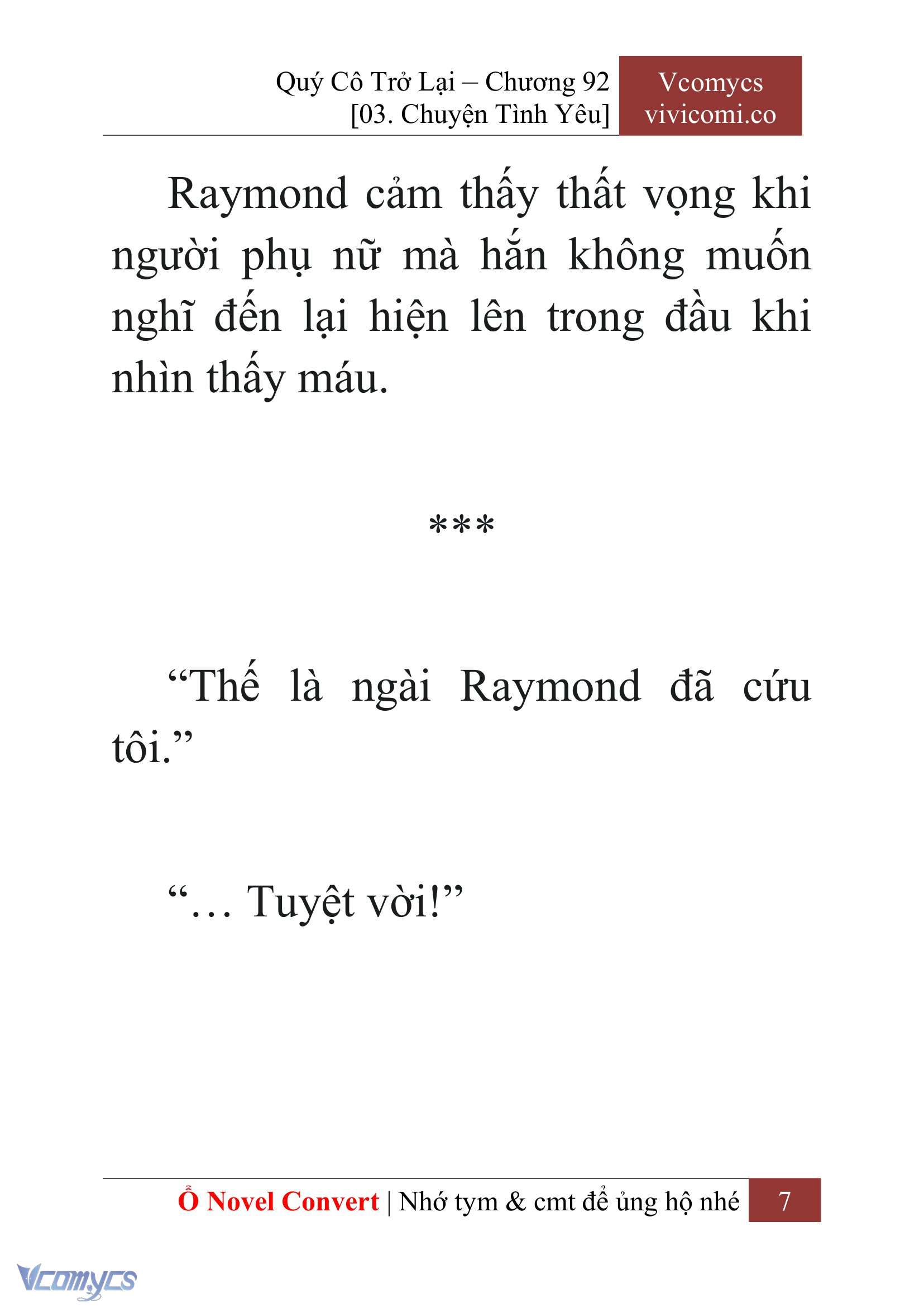 [Novel] Quý Cô Trở Lại Chapter 92 - Trang 10