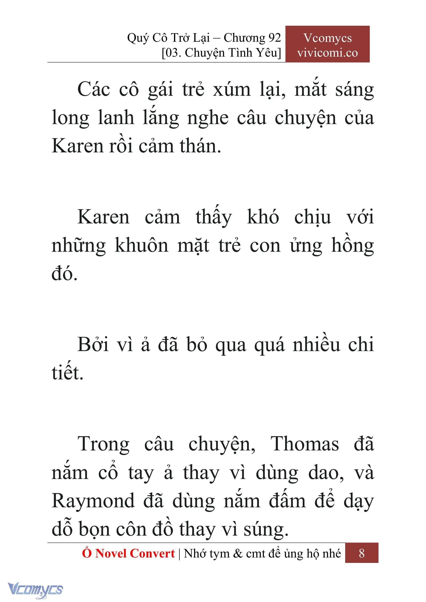 [Novel] Quý Cô Trở Lại Chapter 92 - Trang 11