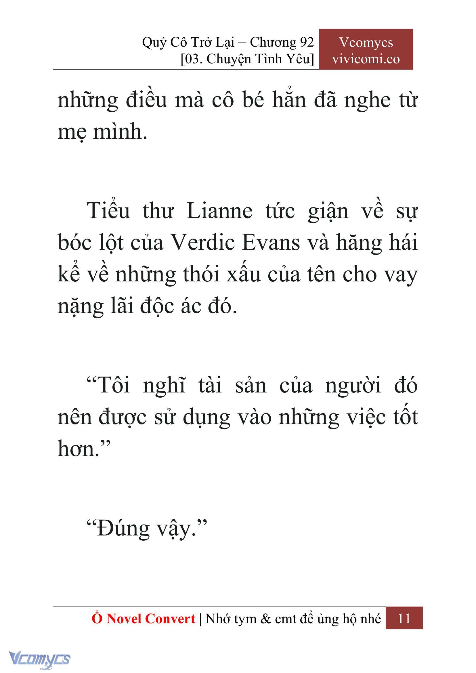 [Novel] Quý Cô Trở Lại Chapter 92 - Trang 14