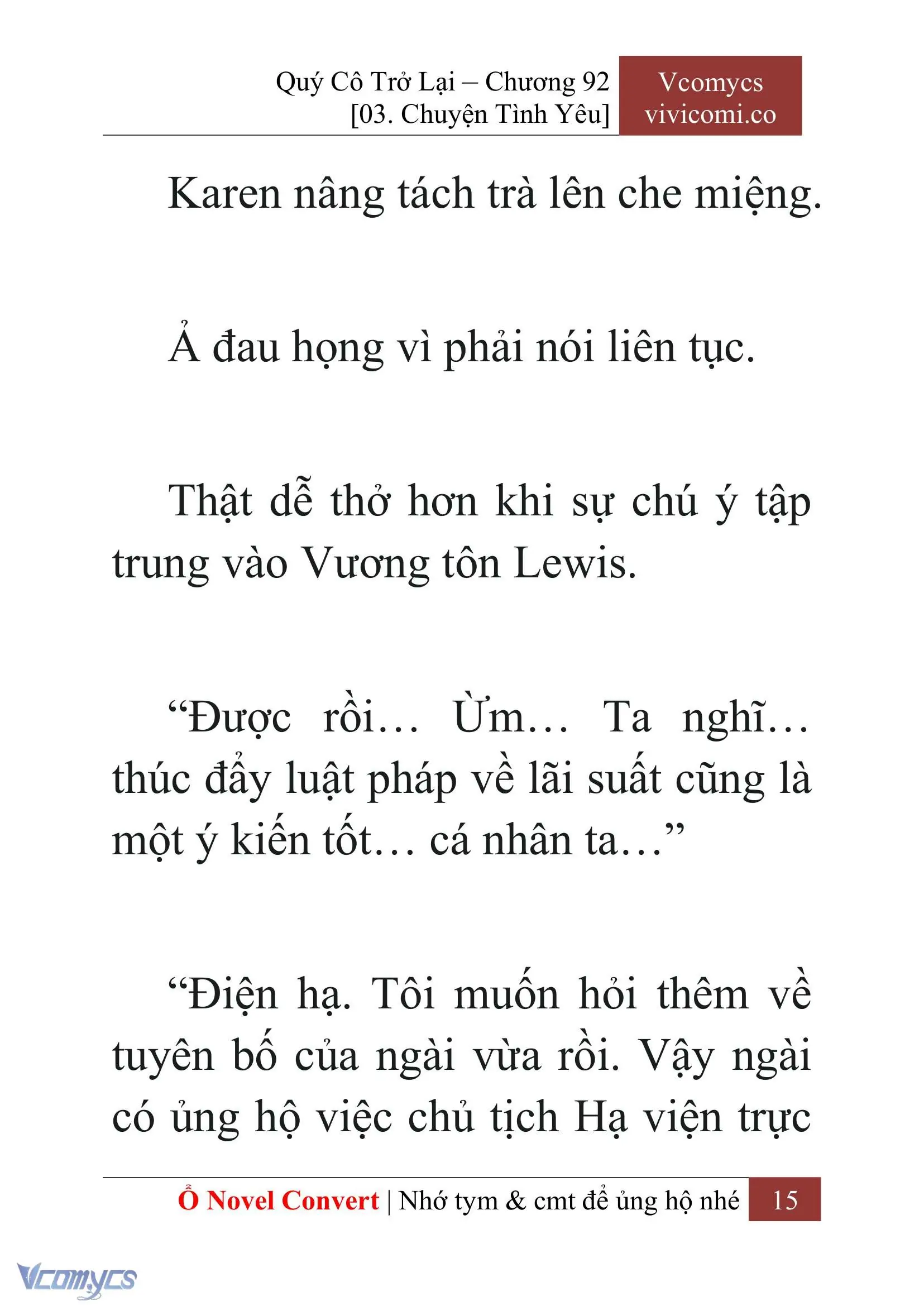 [Novel] Quý Cô Trở Lại Chapter 92 - Trang 18