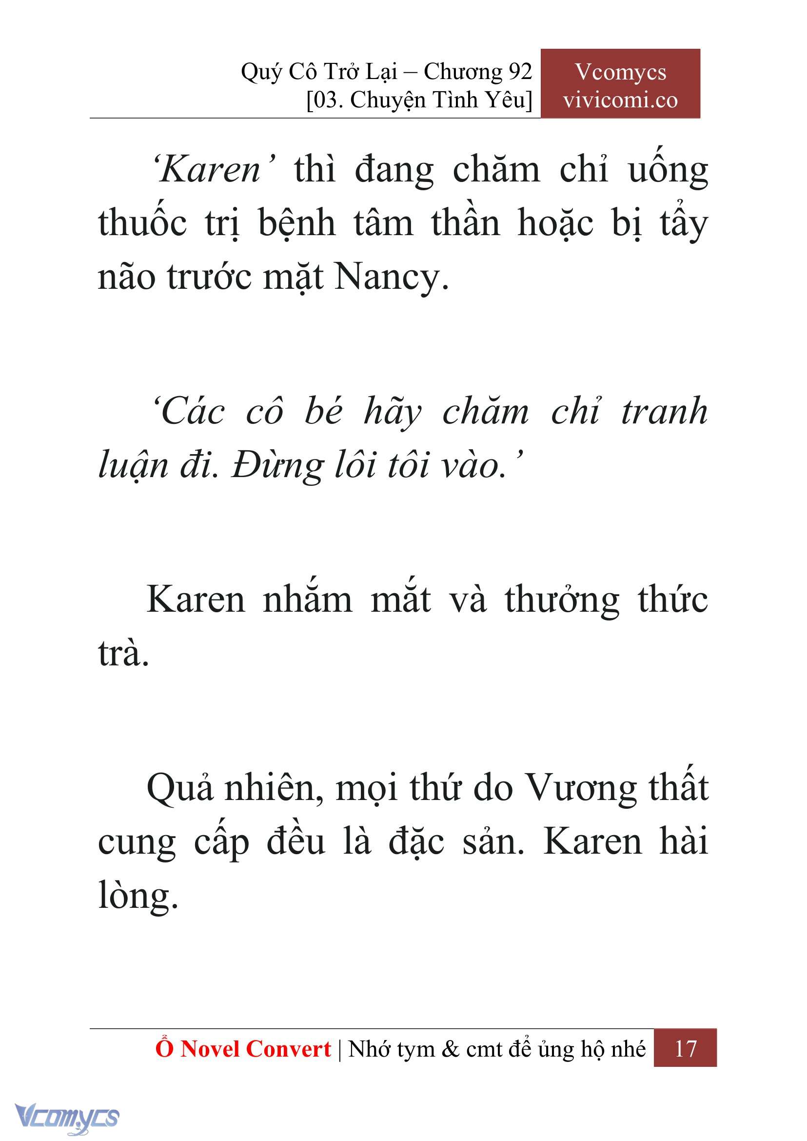 [Novel] Quý Cô Trở Lại Chapter 92 - Trang 20