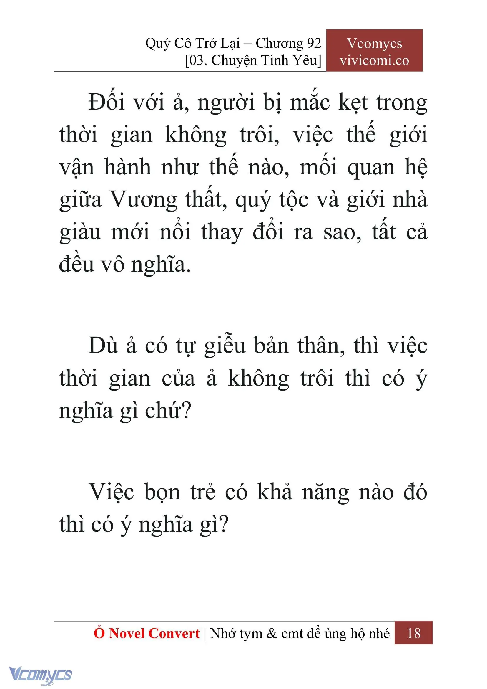 [Novel] Quý Cô Trở Lại Chapter 92 - Trang 21