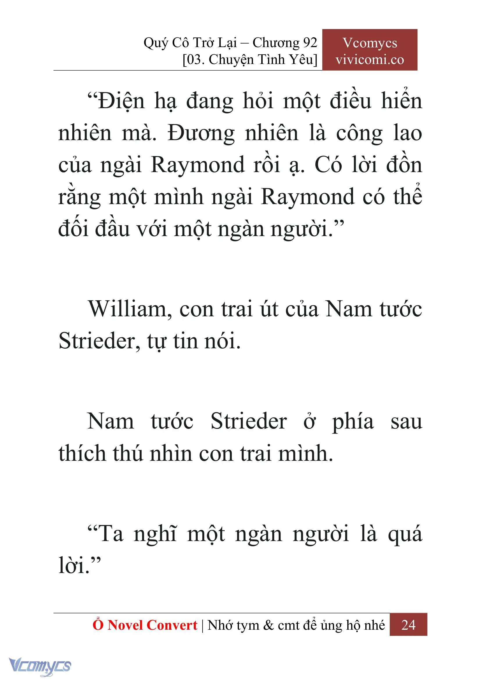 [Novel] Quý Cô Trở Lại Chapter 92 - Trang 27