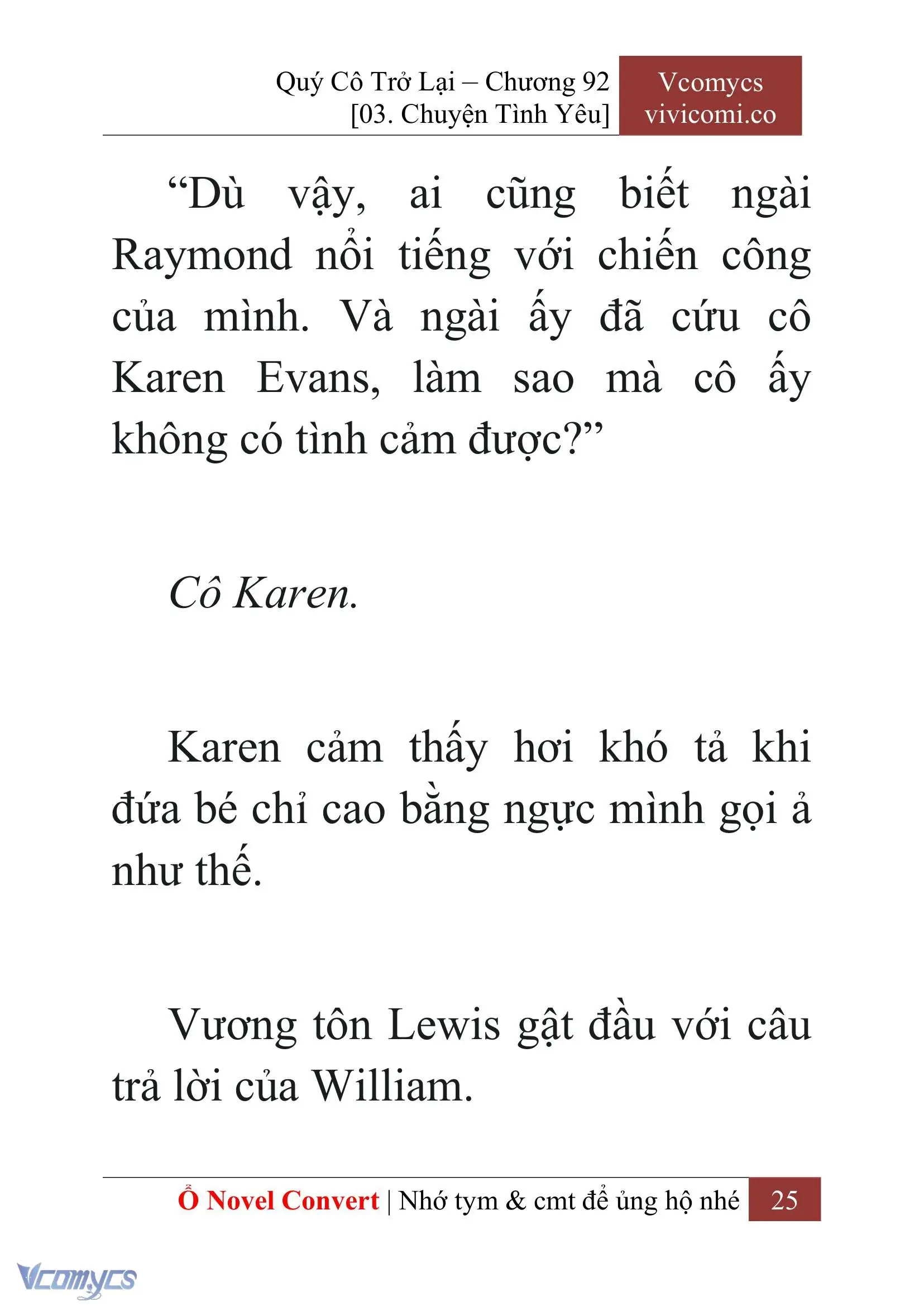 [Novel] Quý Cô Trở Lại Chapter 92 - Trang 28