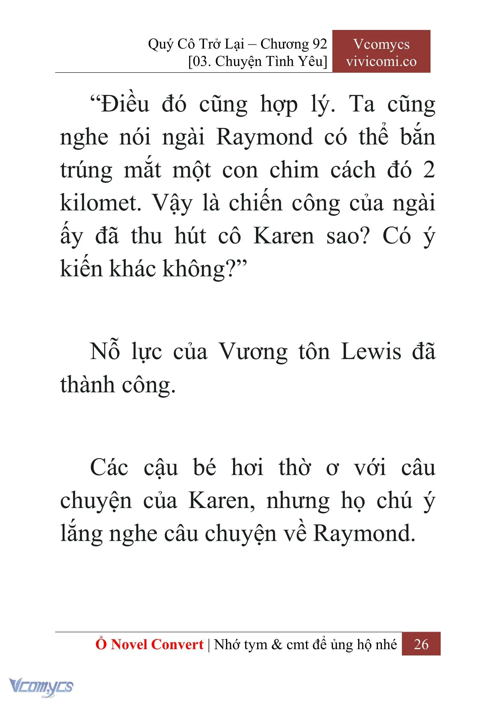 [Novel] Quý Cô Trở Lại Chapter 92 - Trang 29