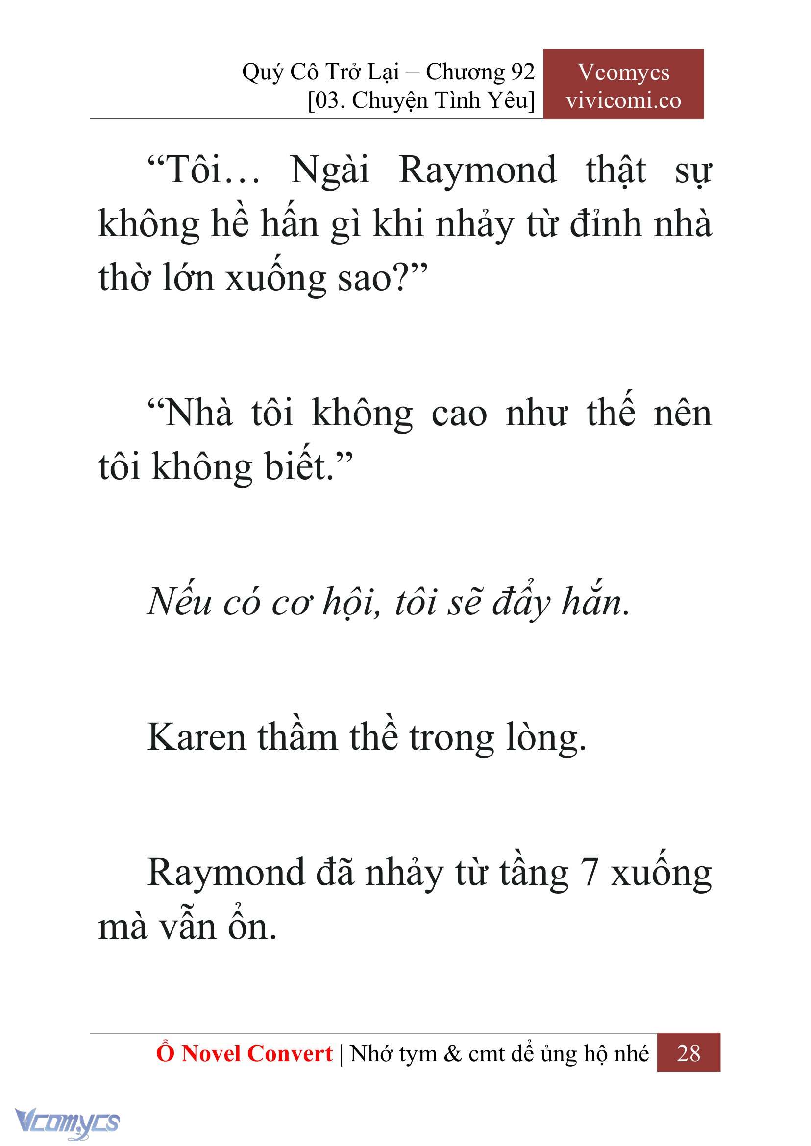 [Novel] Quý Cô Trở Lại Chapter 92 - Trang 31