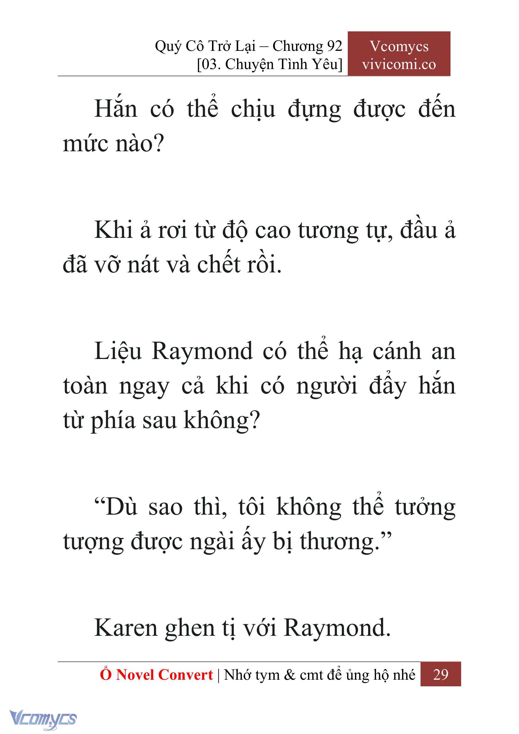 [Novel] Quý Cô Trở Lại Chapter 92 - Trang 32