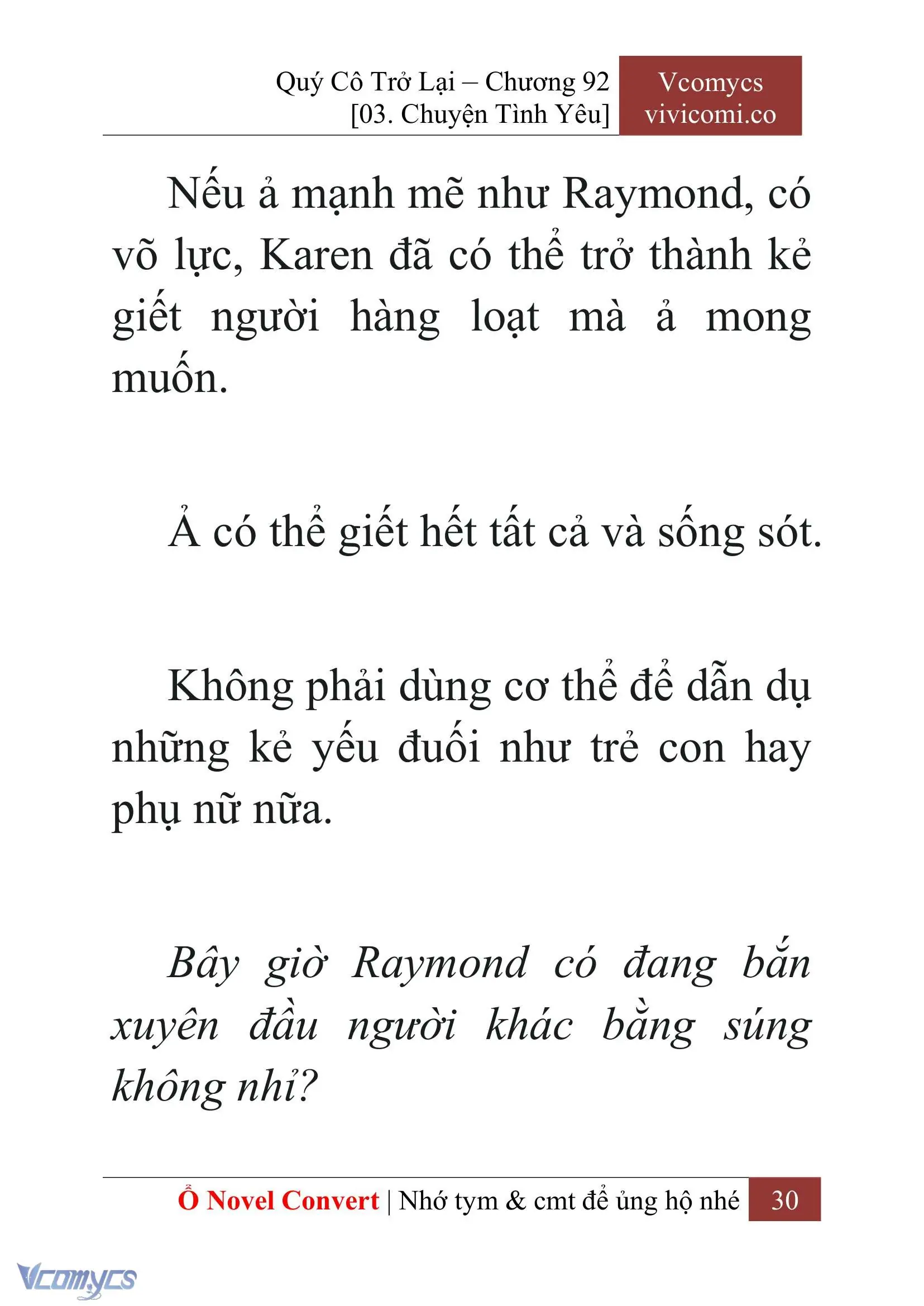 [Novel] Quý Cô Trở Lại Chapter 92 - Trang 33