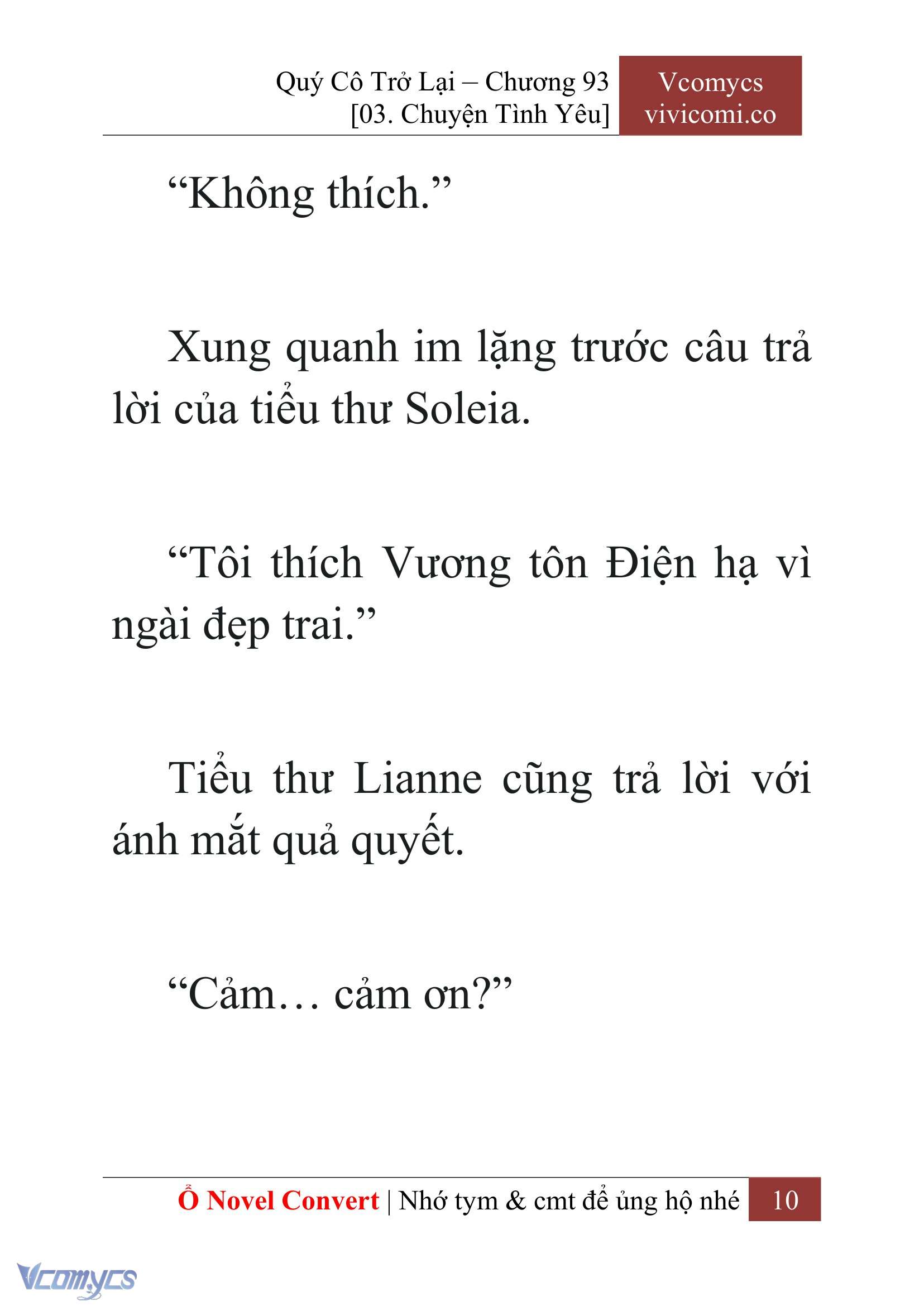 [Novel] Quý Cô Trở Lại Chapter 93 - Trang 13