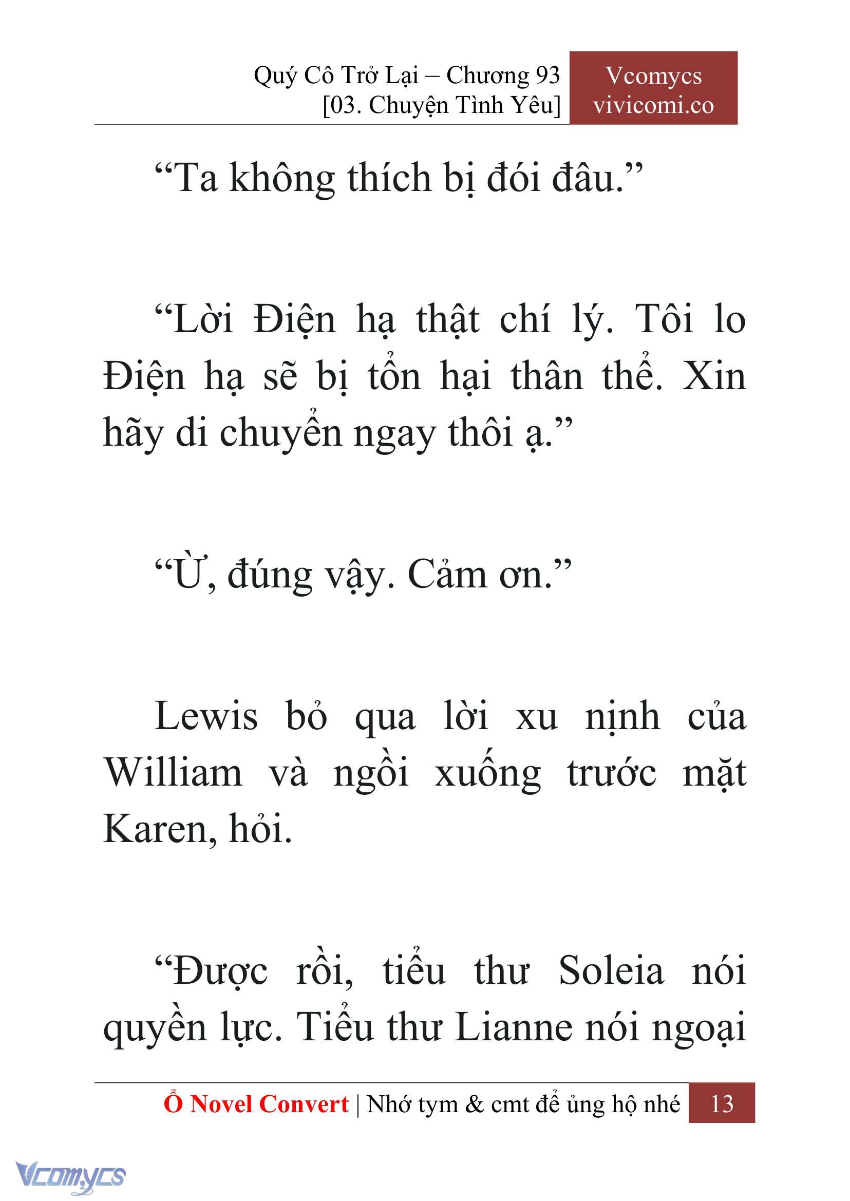[Novel] Quý Cô Trở Lại Chapter 93 - Trang 16