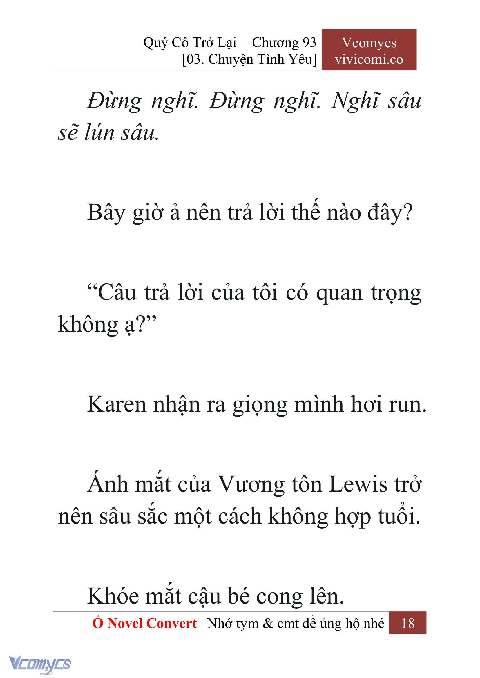 [Novel] Quý Cô Trở Lại Chapter 93 - Trang 21