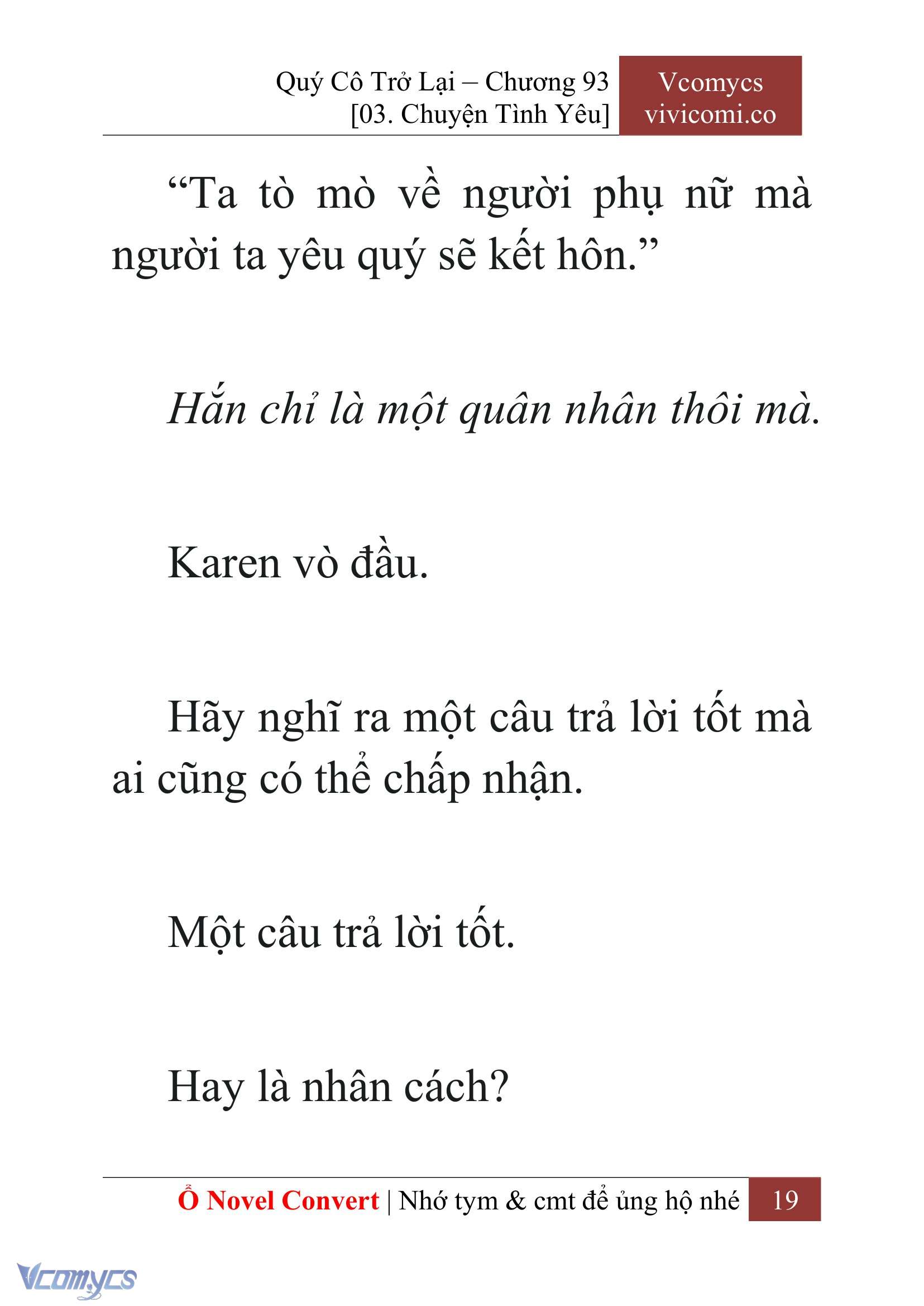 [Novel] Quý Cô Trở Lại Chapter 93 - Trang 22