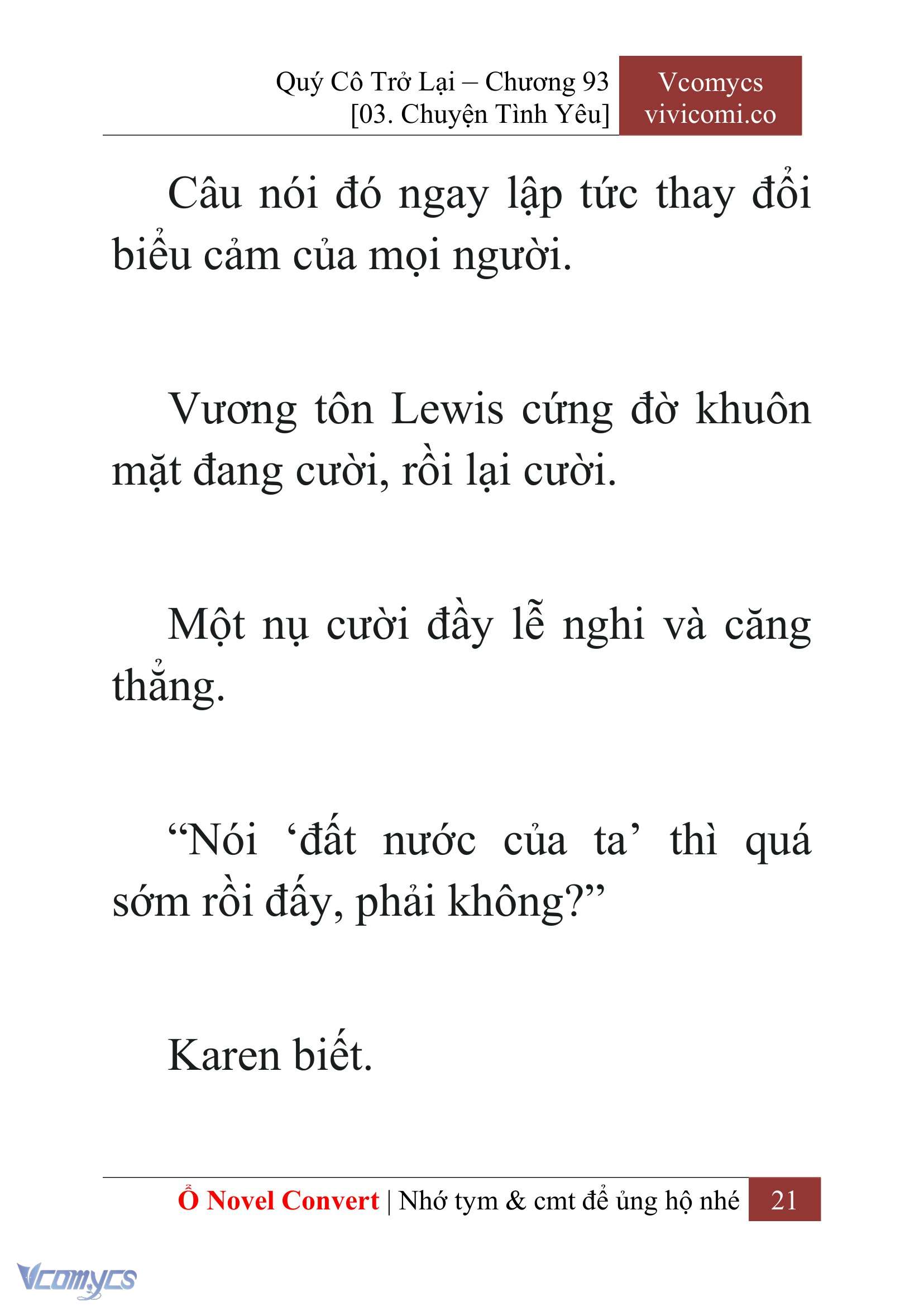 [Novel] Quý Cô Trở Lại Chapter 93 - Trang 24
