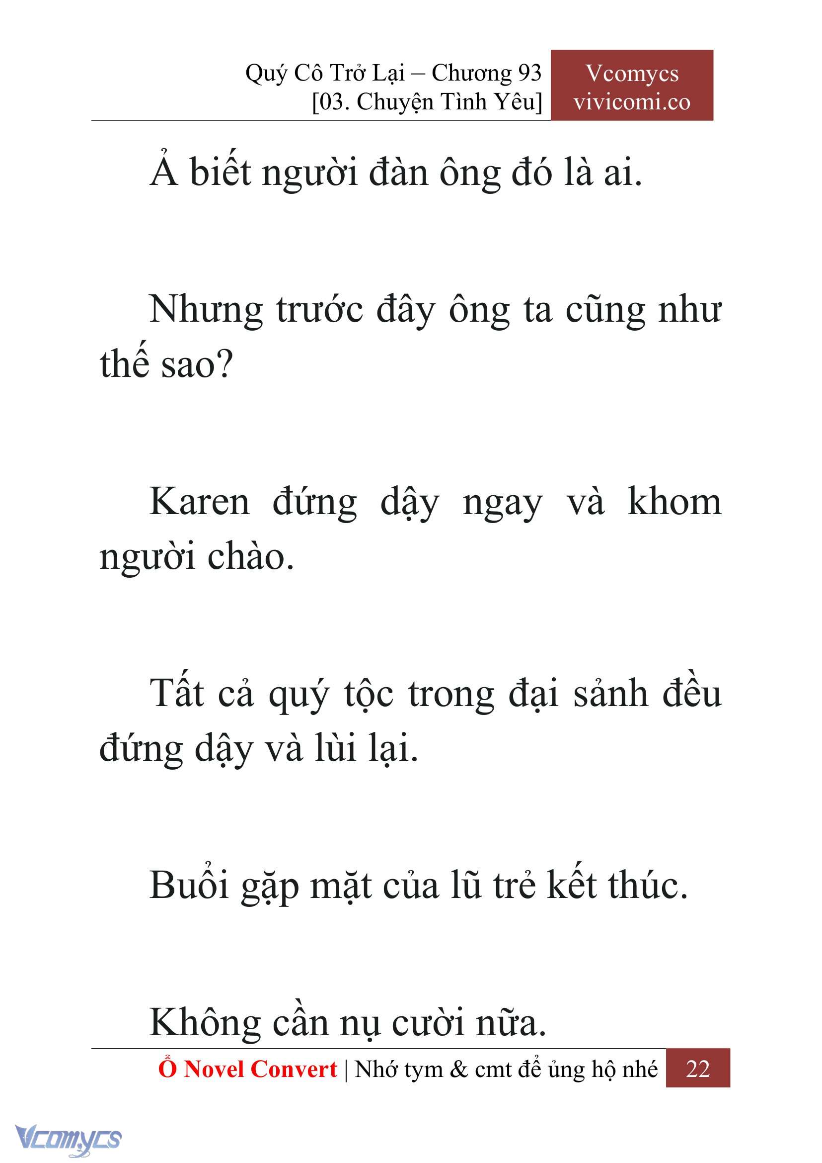 [Novel] Quý Cô Trở Lại Chapter 93 - Trang 25
