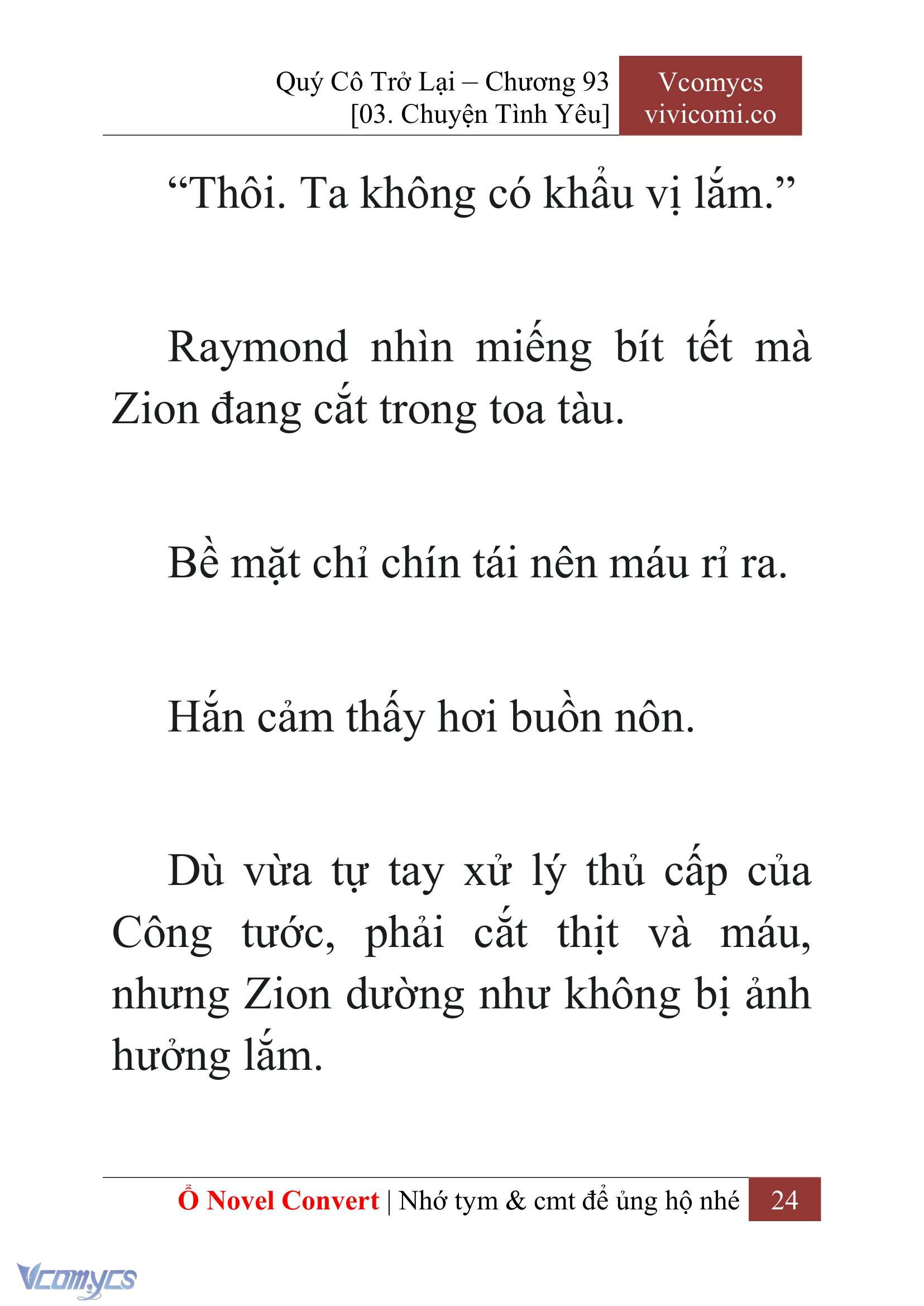 [Novel] Quý Cô Trở Lại Chapter 93 - Trang 27