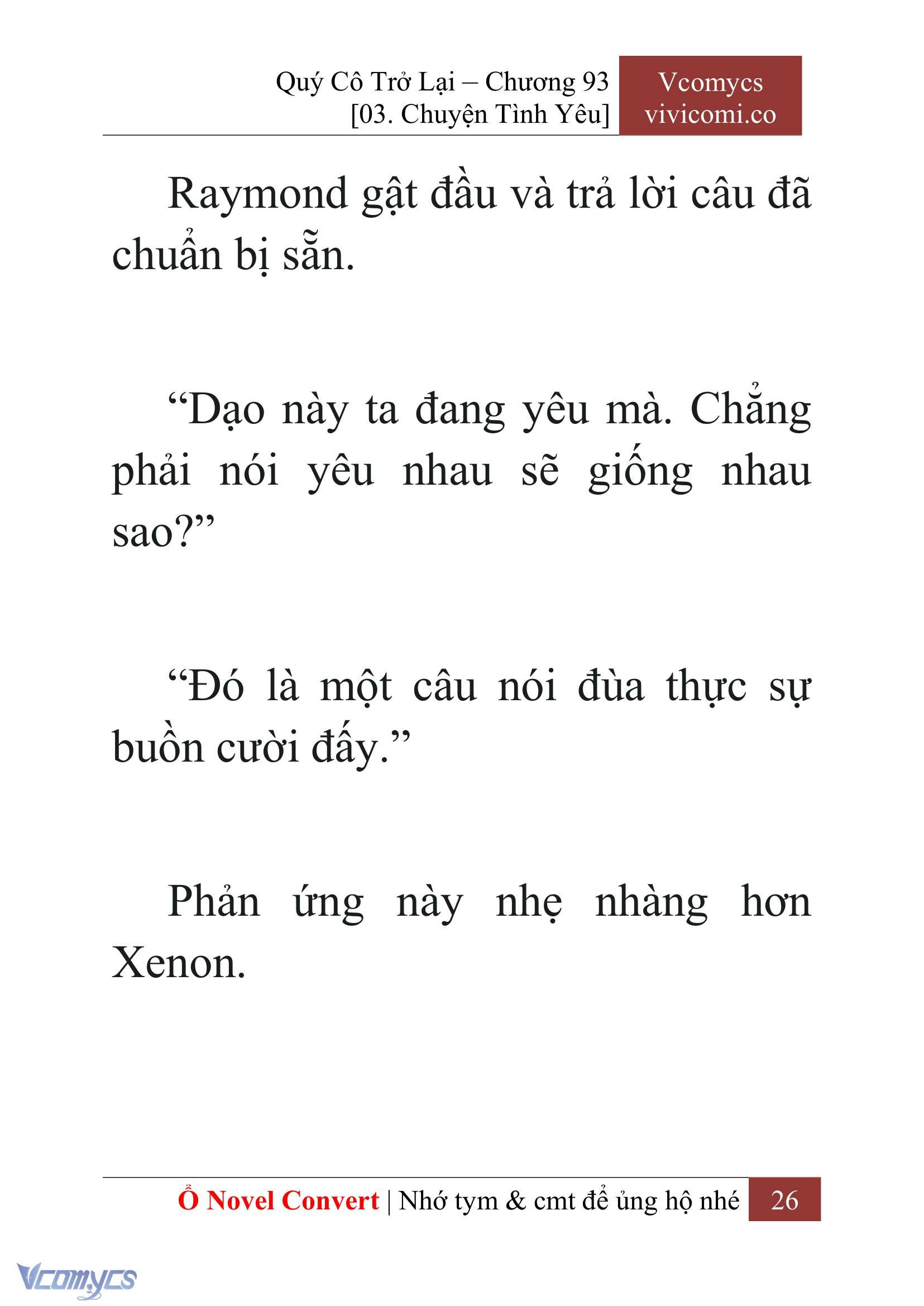[Novel] Quý Cô Trở Lại Chapter 93 - Trang 29