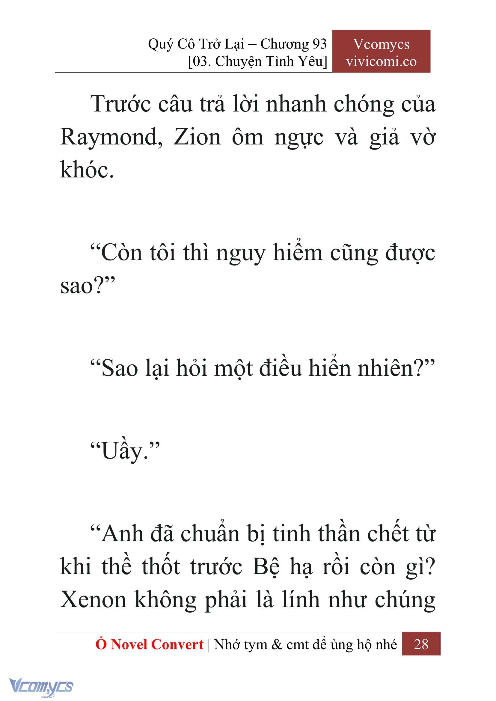 [Novel] Quý Cô Trở Lại Chapter 93 - Trang 31