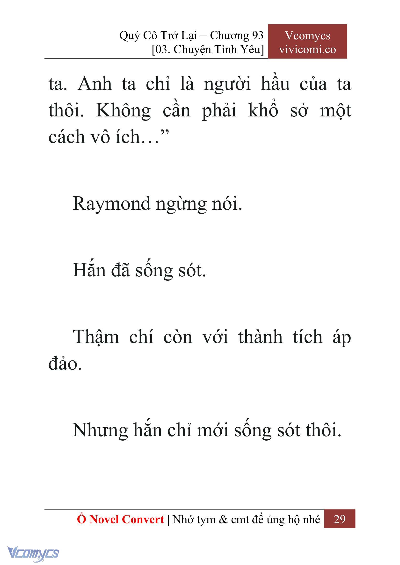 [Novel] Quý Cô Trở Lại Chapter 93 - Trang 32