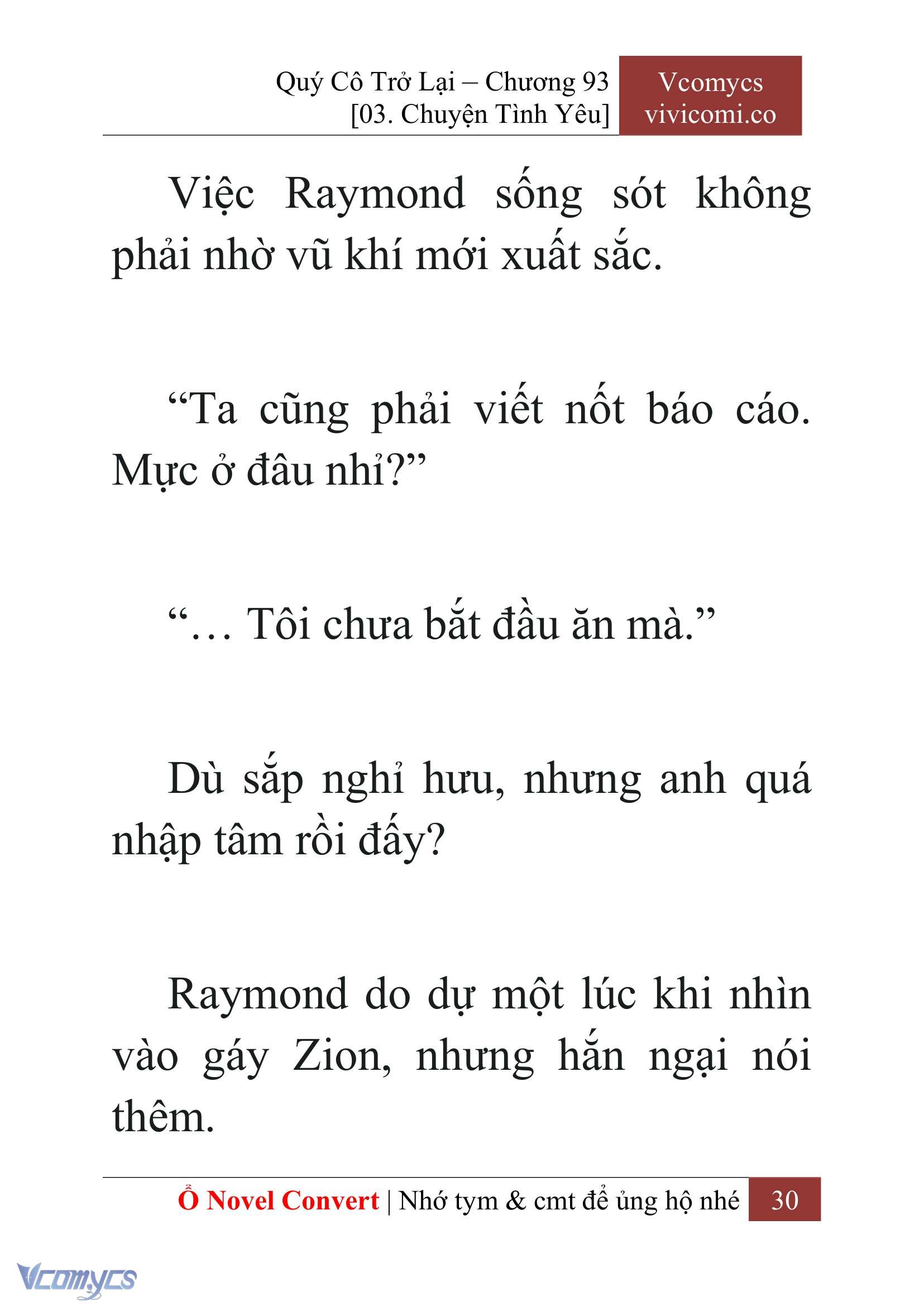 [Novel] Quý Cô Trở Lại Chapter 93 - Trang 33