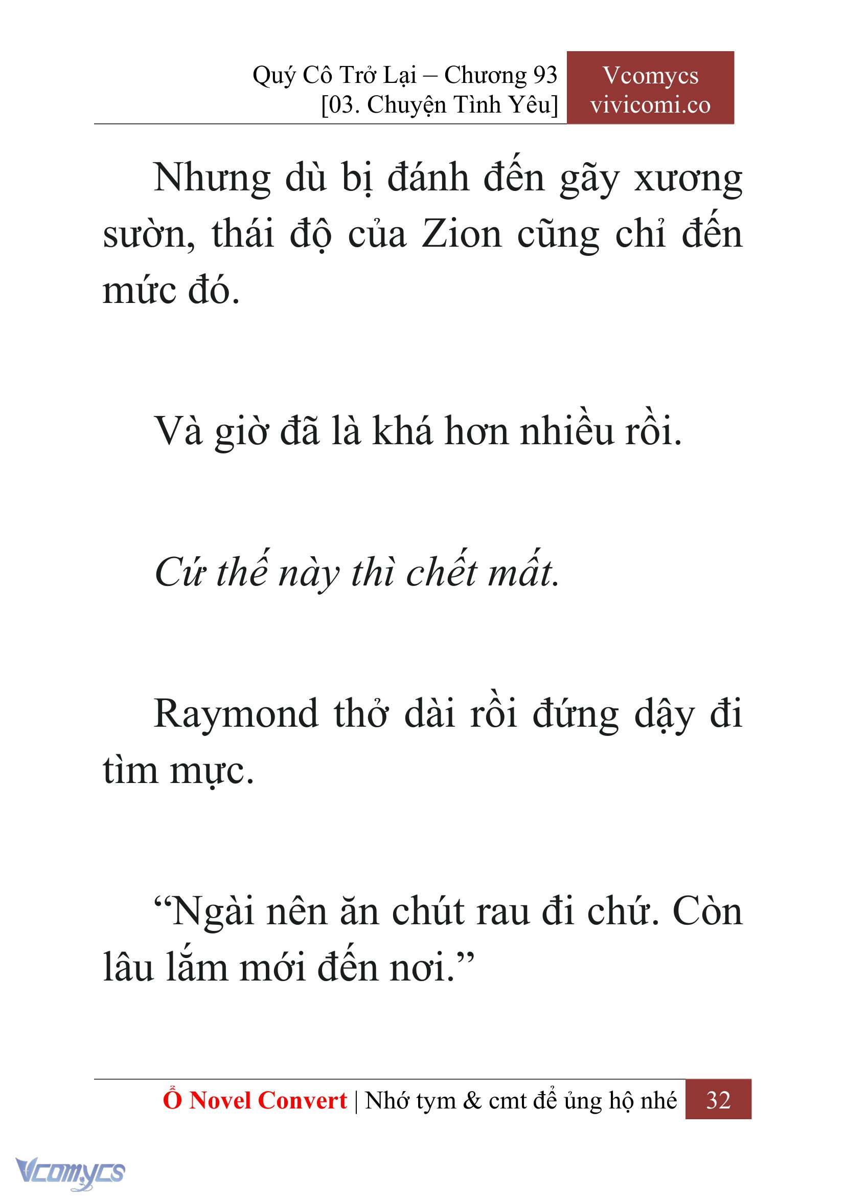[Novel] Quý Cô Trở Lại Chapter 93 - Trang 35