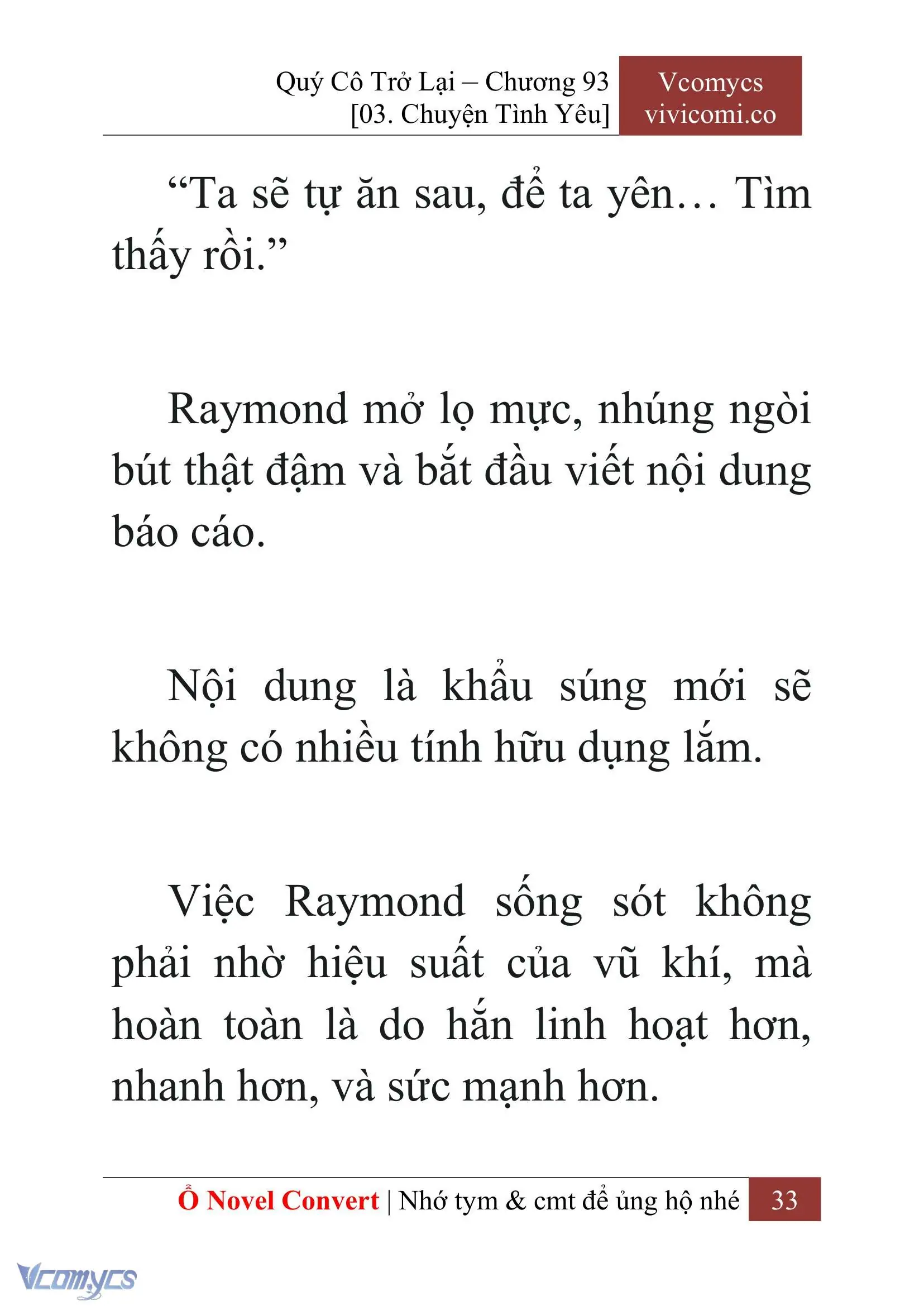 [Novel] Quý Cô Trở Lại Chapter 93 - Trang 36