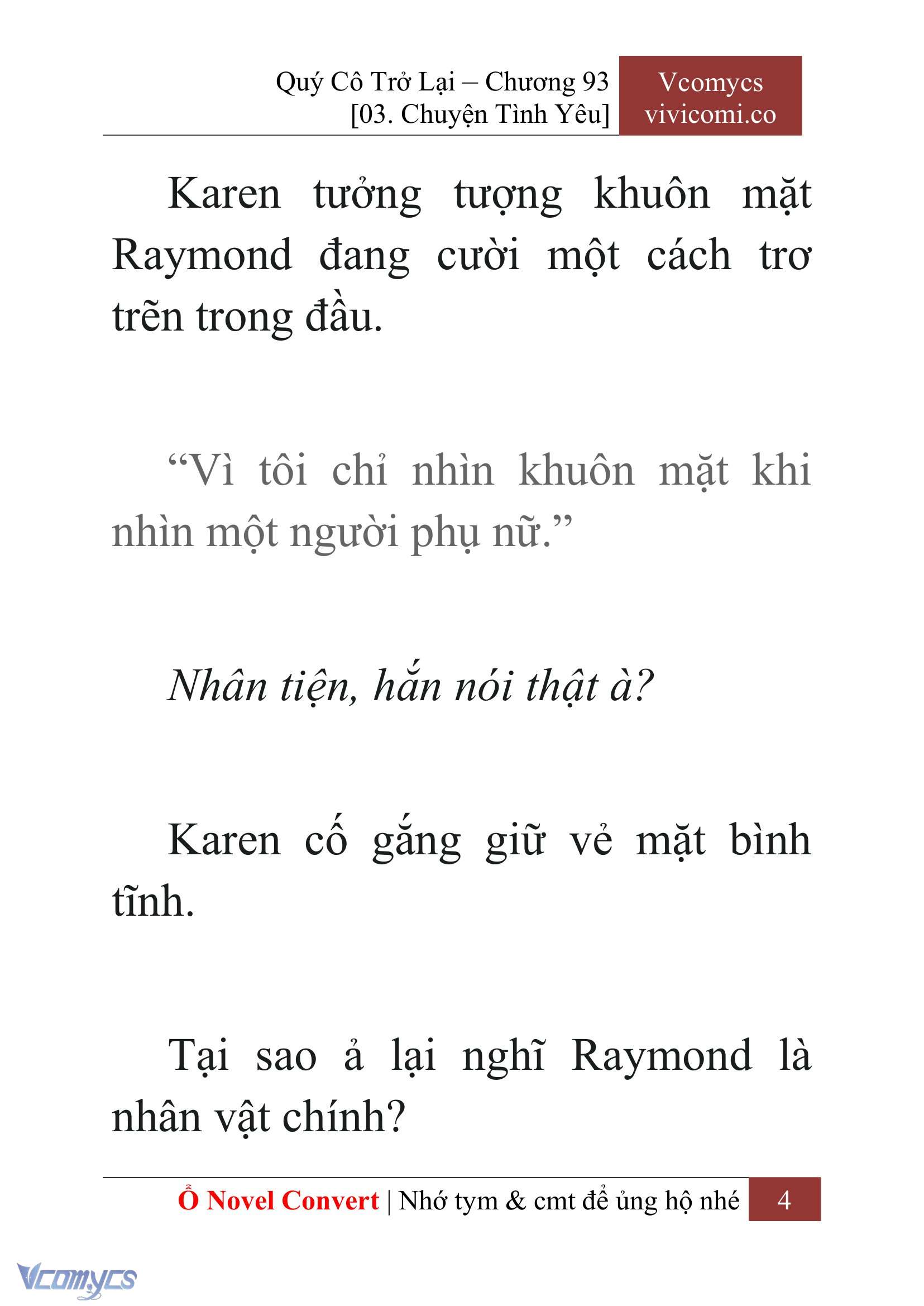 [Novel] Quý Cô Trở Lại Chapter 93 - Trang 7