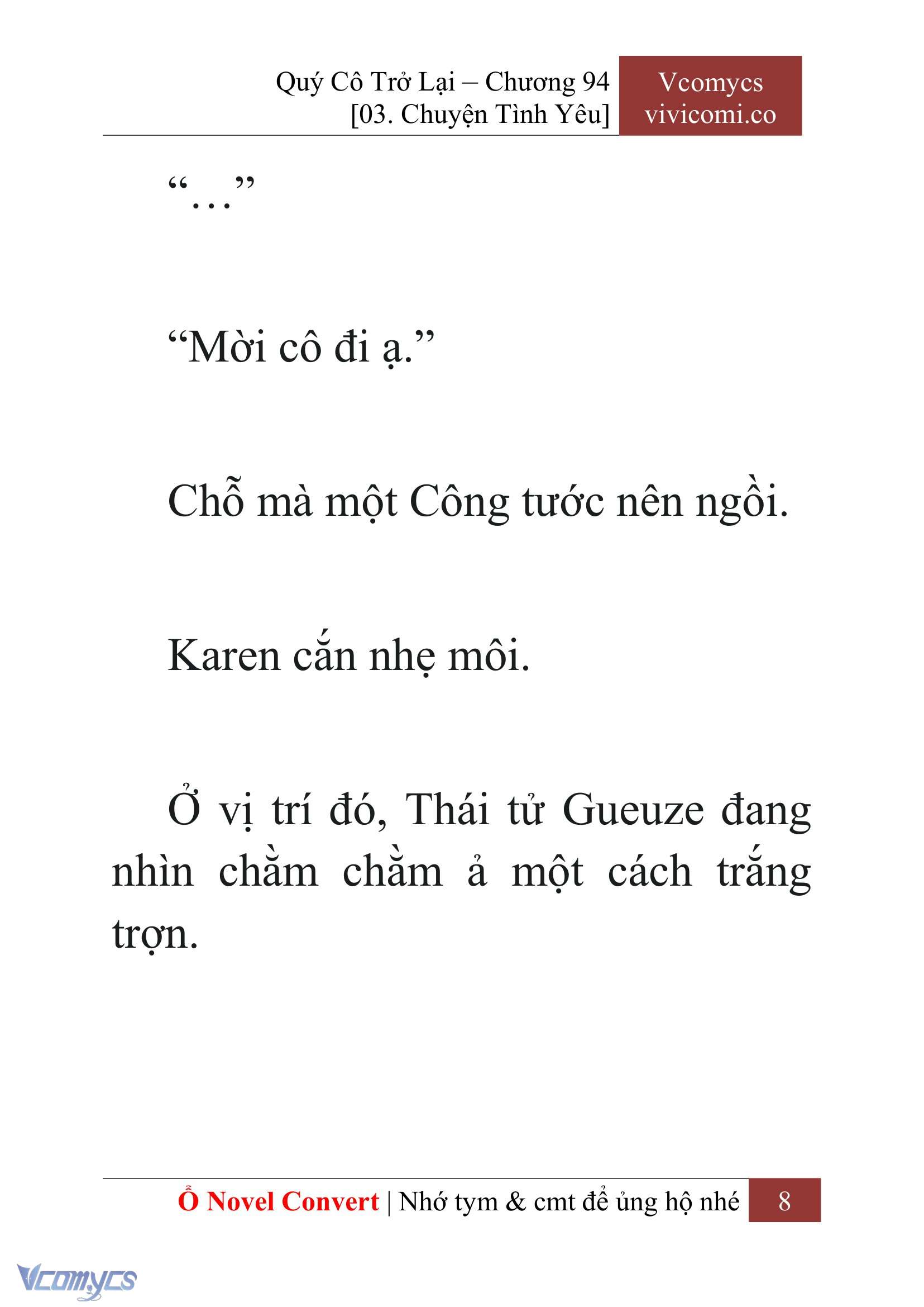 [Novel] Quý Cô Trở Lại Chapter 94 - Trang 11