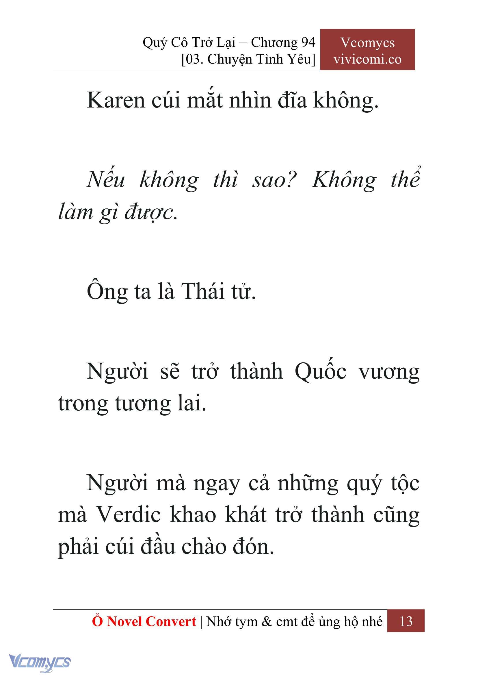 [Novel] Quý Cô Trở Lại Chapter 94 - Trang 16