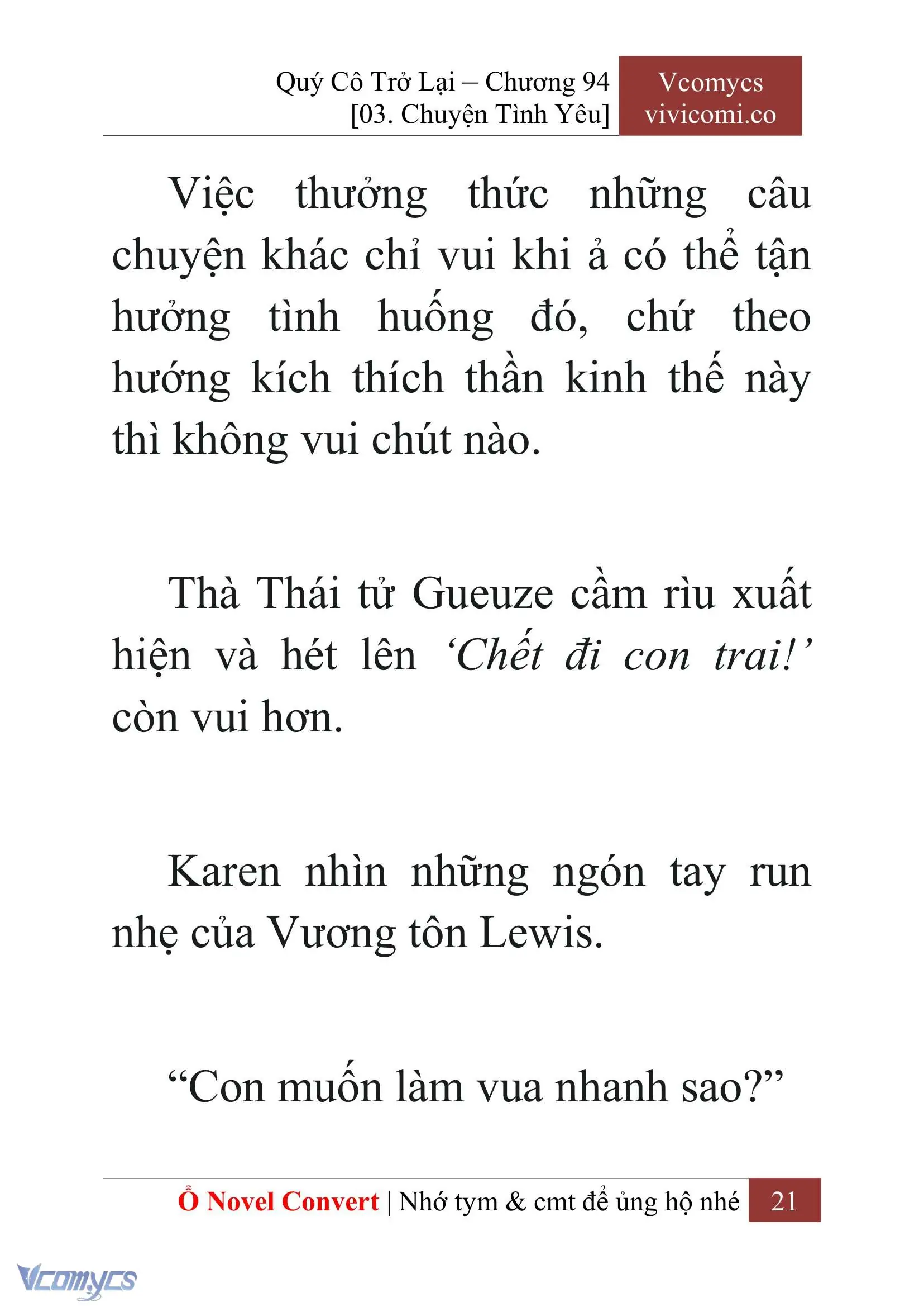 [Novel] Quý Cô Trở Lại Chapter 94 - Trang 24