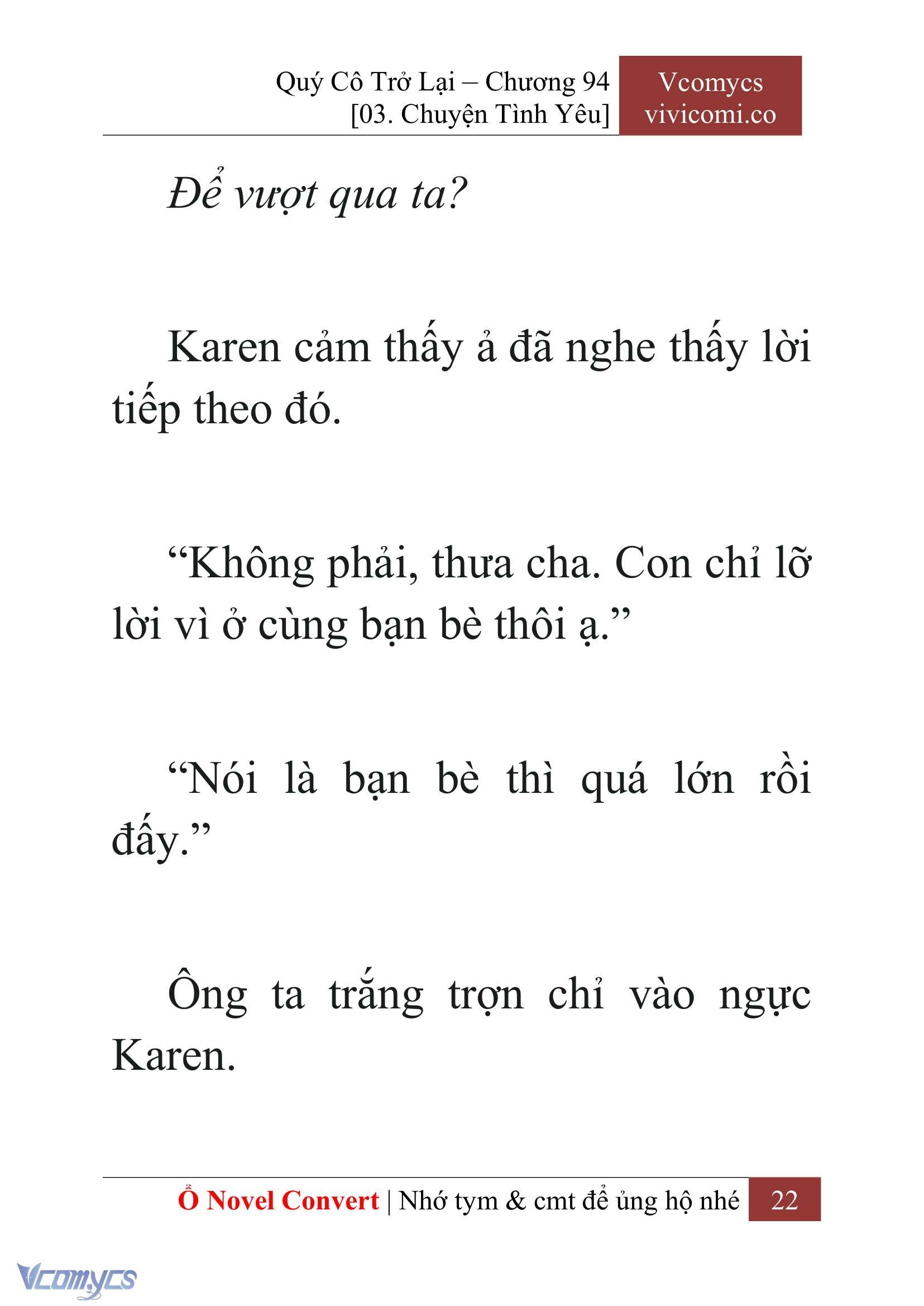 [Novel] Quý Cô Trở Lại Chapter 94 - Trang 25